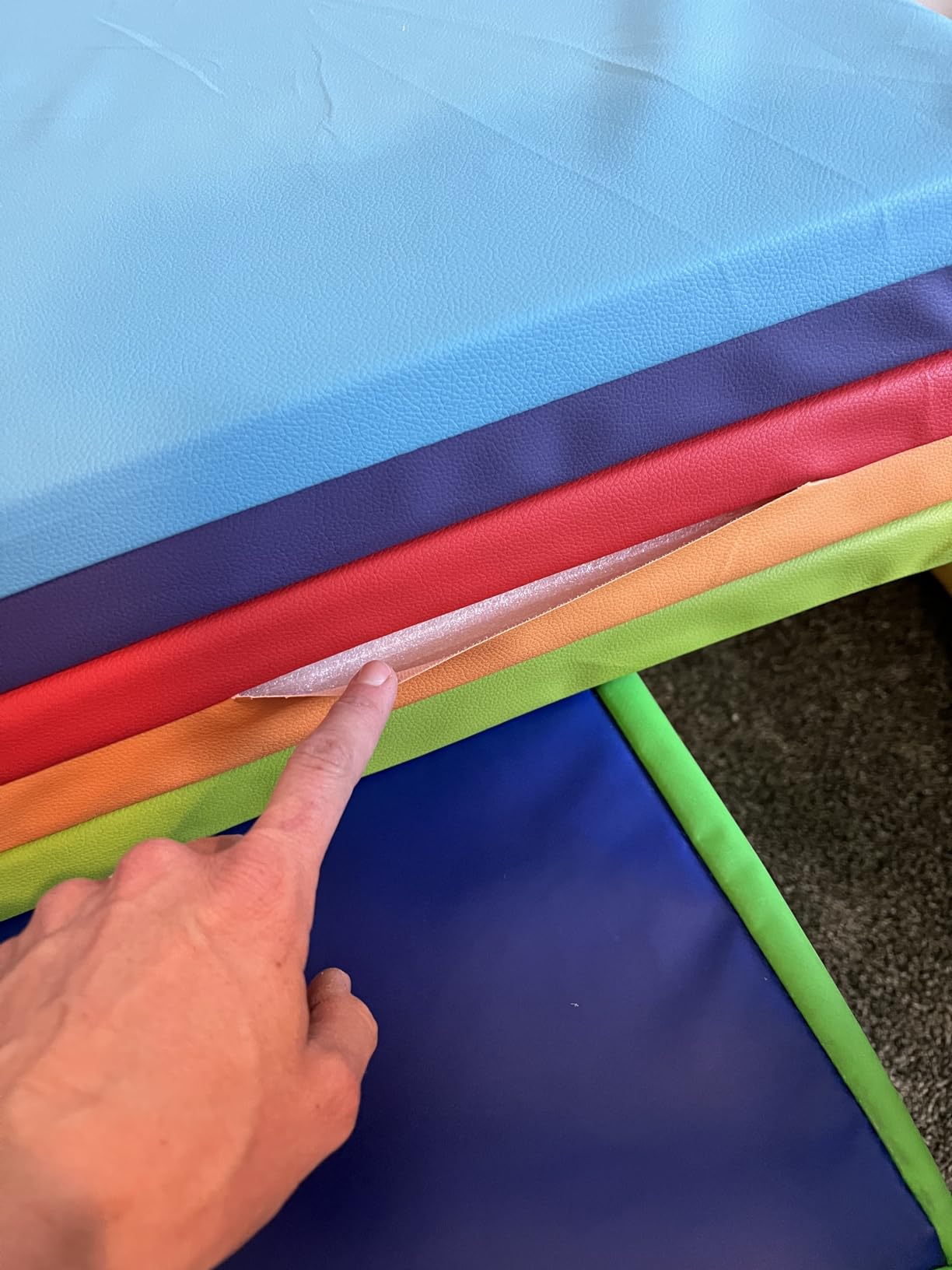 Antsy Pants Tumbling Mat for Kids - Gymnastics Mat, Easy to Clean, Sturdy, Foldable Tumbling Mats, Padded, Lightweight, Portable, Gymnastics Equipment for Active Play customer photo 1