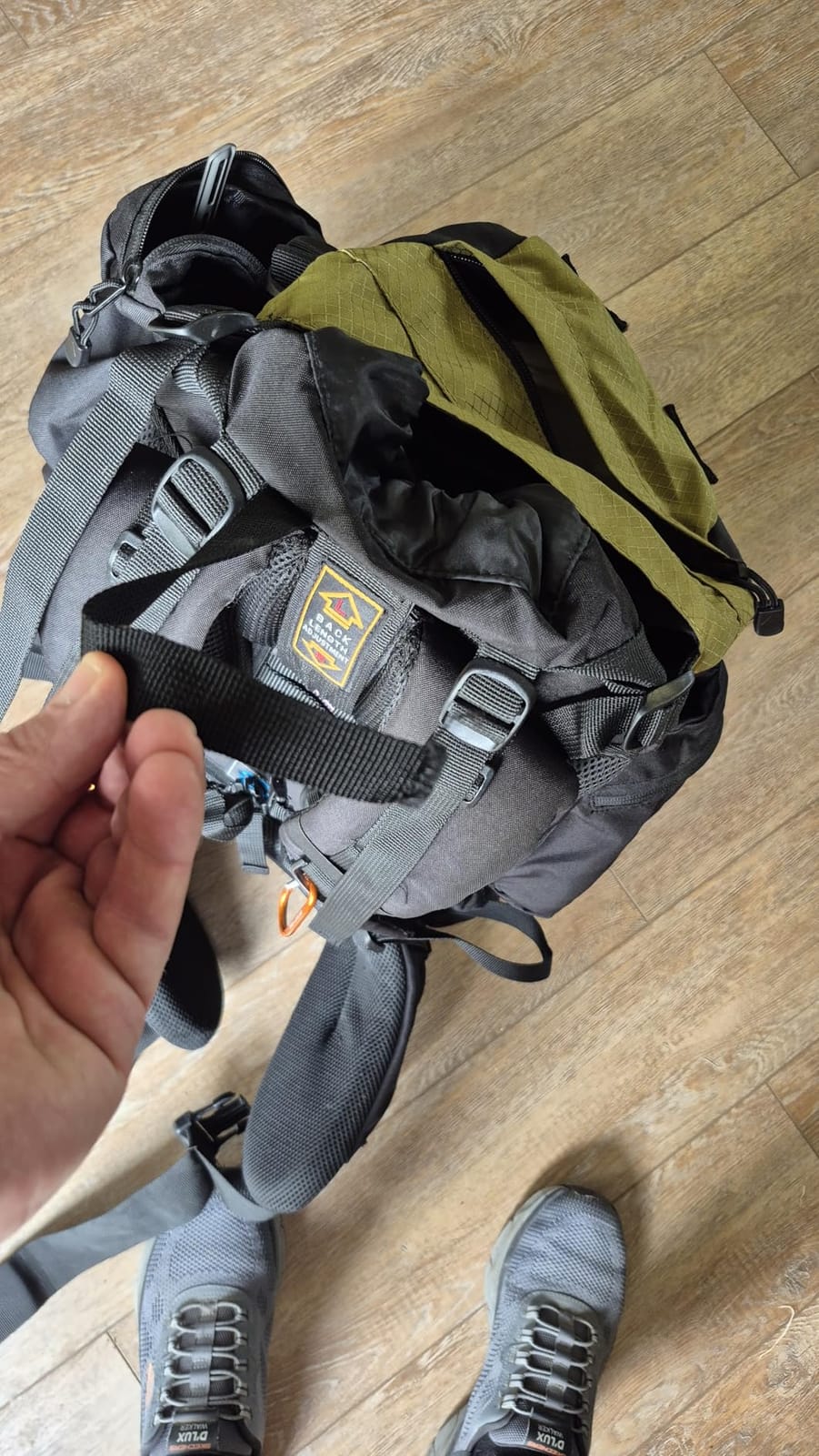 Teton 65L Explorer Internal Frame Backpack for Hiking, Camping, Backpacking, Rain Cover Included, Graphite customer photo 2