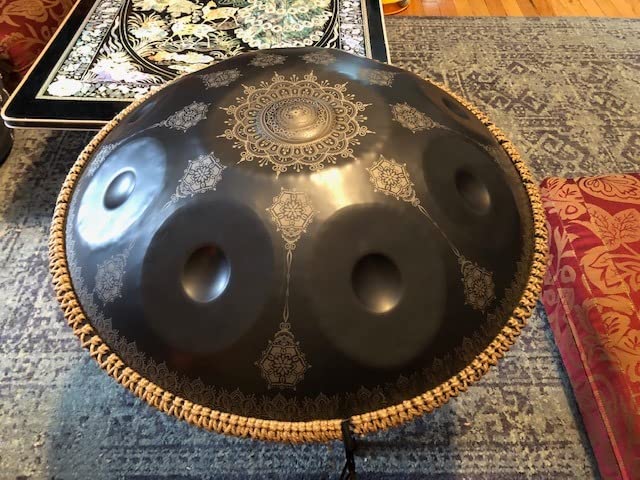 14 Inch 15 Notes D Major Steel Tongue Drum, Premium Adult's Music Hand Drum Instrument, Clean Clear Ethereal Sounds, Purple customer photo 1