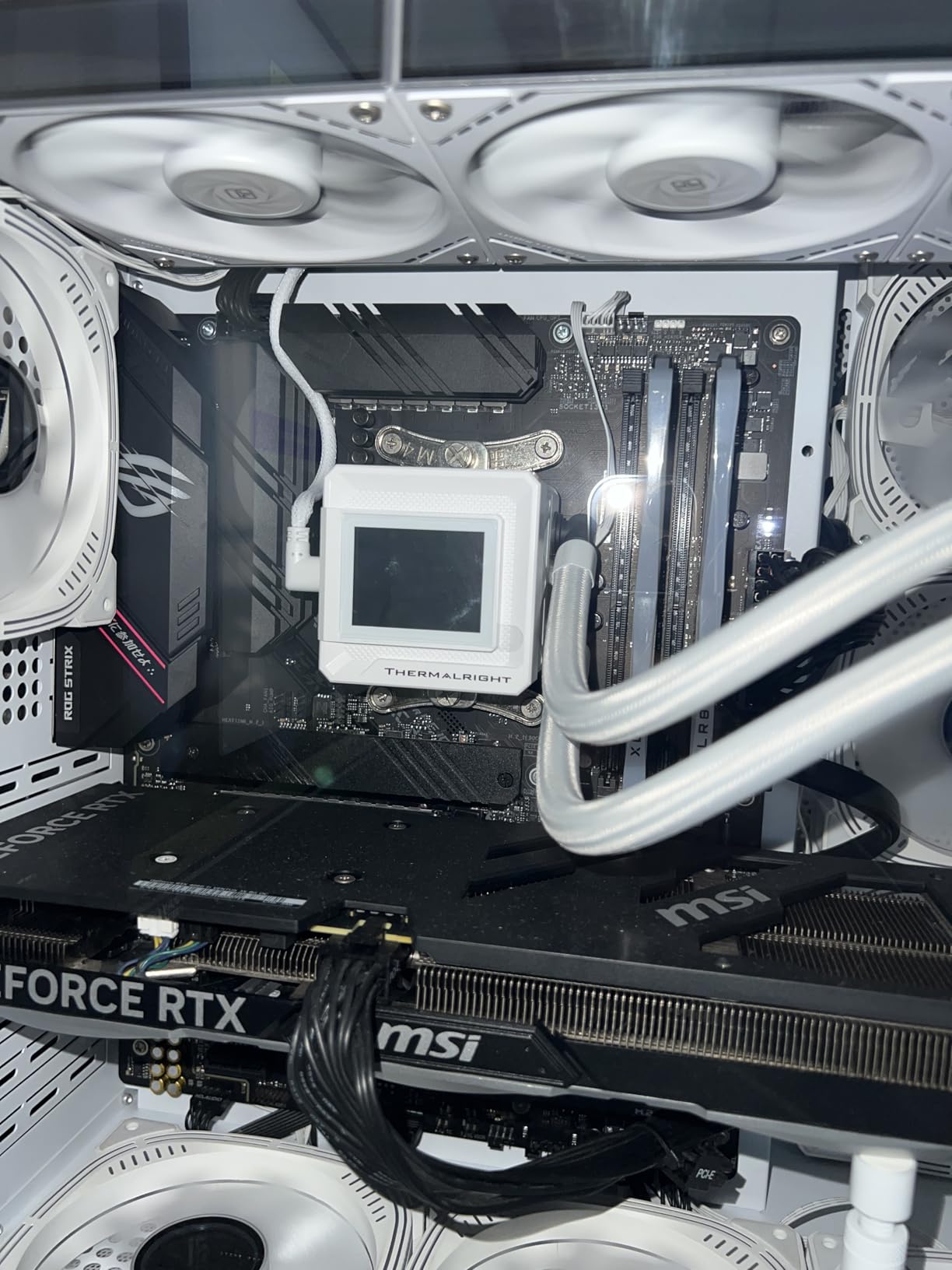 Asus ROG Strix B550-F Gaming WiFi II AMD AM4 (3rd Gen Ryzen) ATX Gaming Motherboard (PCIe 4.0, WiFi 6E, 2.5Gb LAN, BIOS Flashback, HDMI 2.1, Addressable Gen 2 RGB Header and Aura Sync) customer photo 1