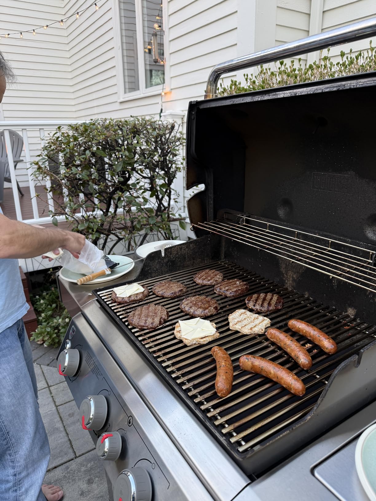 QuliMetal 18.75 Inch Cast Iron Grill Grates for Weber Genesis II 300 Series customer photo 1