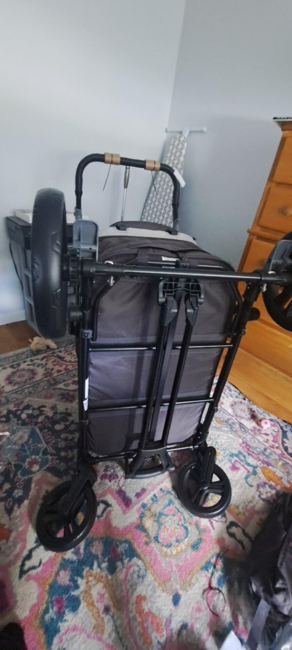 Baby Trend Expedition 2-in-1 Push/Pull Wagon with Canopy, Liberty Midnight | Choose Between Car Seat Adapter or Built-In Seating for 2 Children customer photo 2