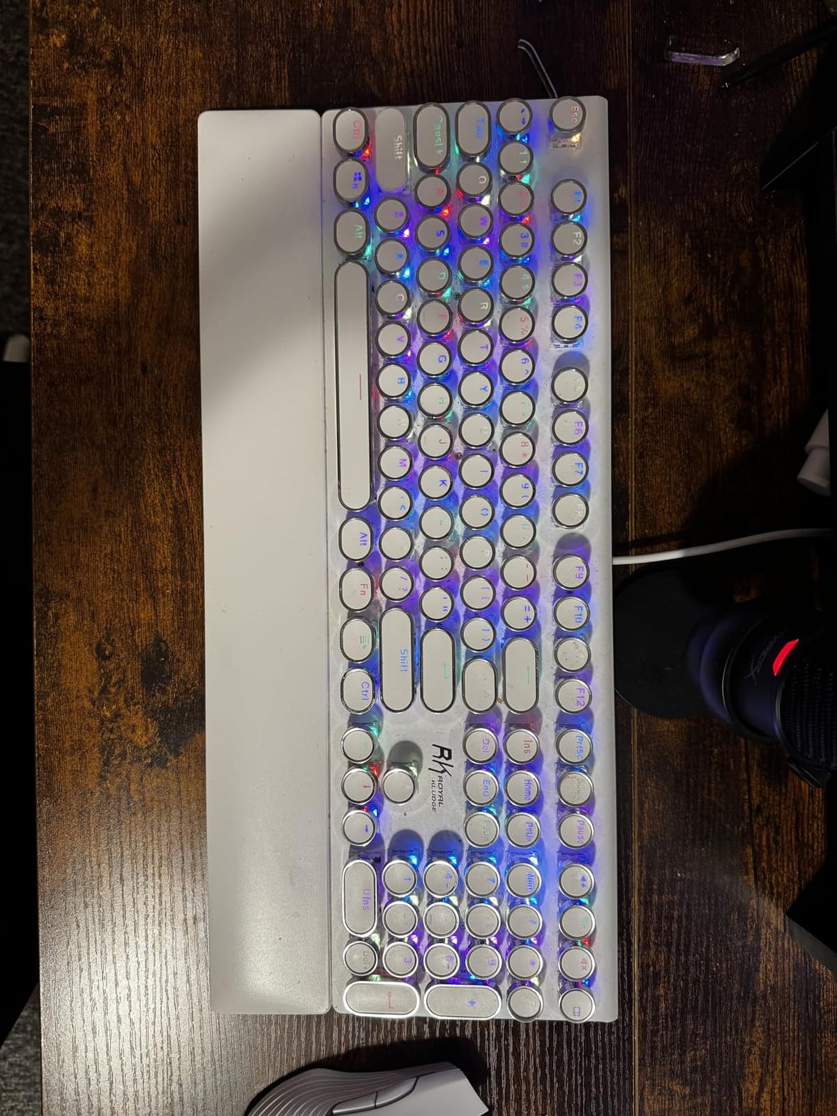 Womier Pudding Keycaps, PBT Shine Through Keycaps Black 164 Keys Set | Custom Key caps Set OEM Profile, Universal Compatiability Mechanical Keyboard Keycaps for 100%, 75%, 65%, 60% Keyboard-Black customer photo 2