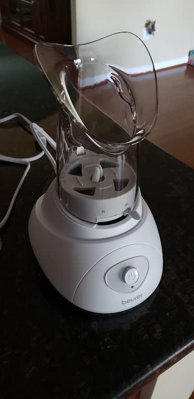 Beurer SI30 Steam Inhaler for Sinus Congestion & Allergies, Drug-Free, Quick 3-5 Minute Setup, Ultra-Quiet, Face Steamer with Variable Steam Control, Universal Mask, FSA/HSA Eligible customer photo 1