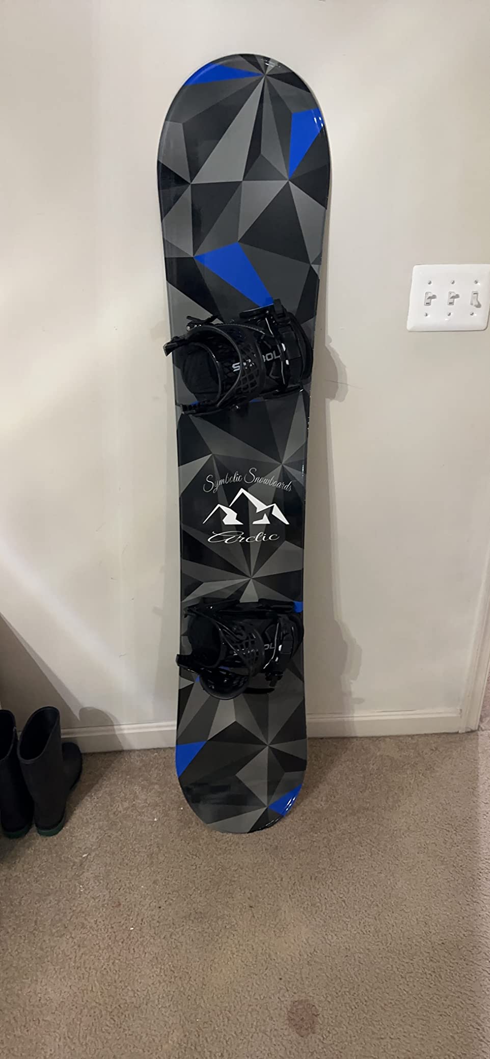 Symbolic Arctic Snowboard & Bindings & Boots & Leash & Stomp Pad & Gaiter Complete Package Freeride Freestyle All Mountain customer photo 1
