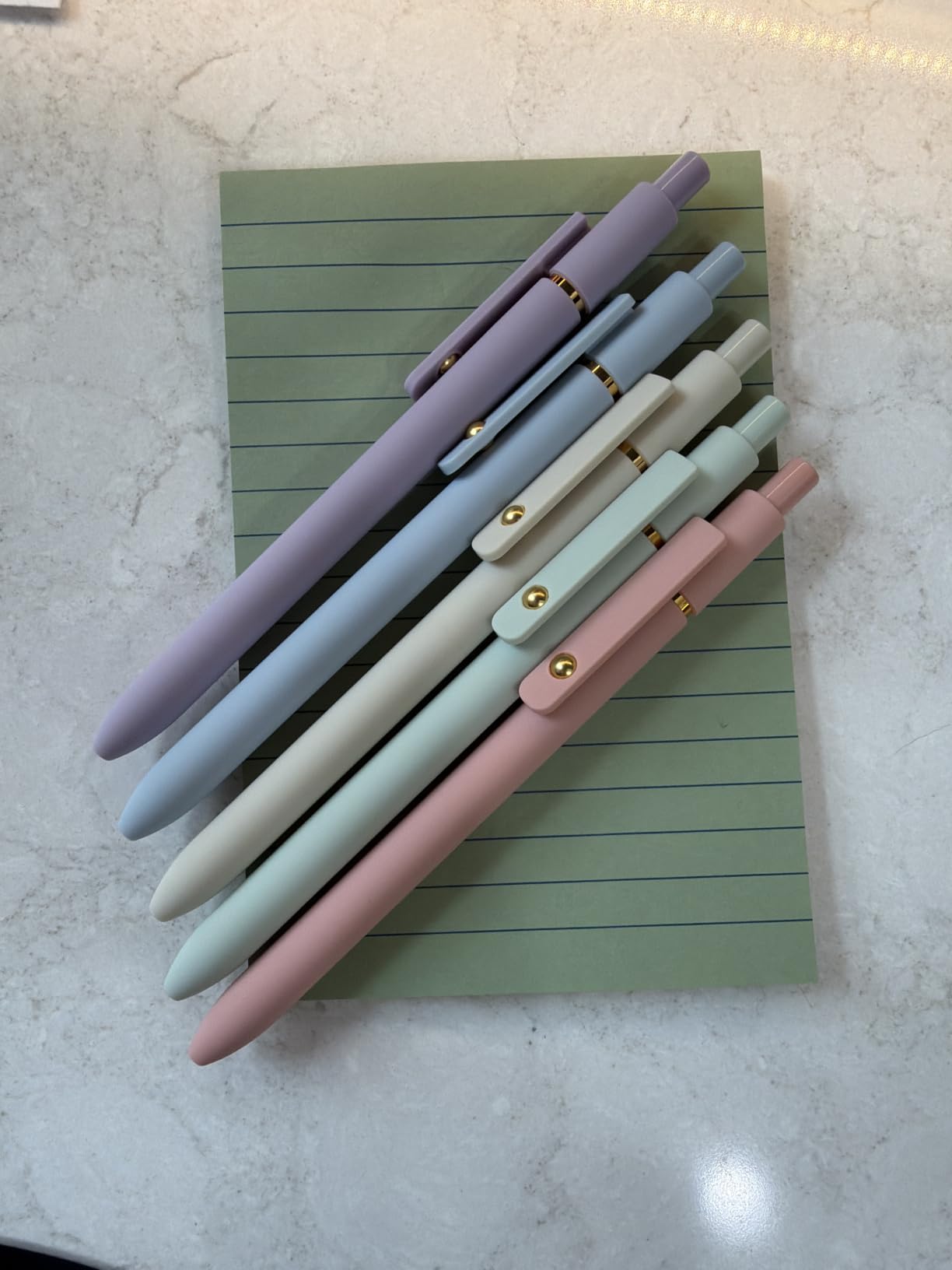 FIOVER Gel Pens 6pcs 0.7mm Fine Point Black Ink Quick Dry Pens | Smooth Writing Pens for Journaling, Nurse Aesthetic Cute Office School Supplies, Gifts for Women and Men customer photo 1