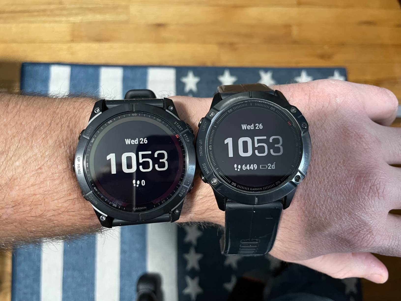 Fenix 7X Sapphire Solar, Larger Sized Adventure smartwatch, with Solar Charging Capabilities, Rugged Outdoor Watch with GPS, Touchscreen, Wellness Features, Black DLC Titanium with Black Band customer photo 2