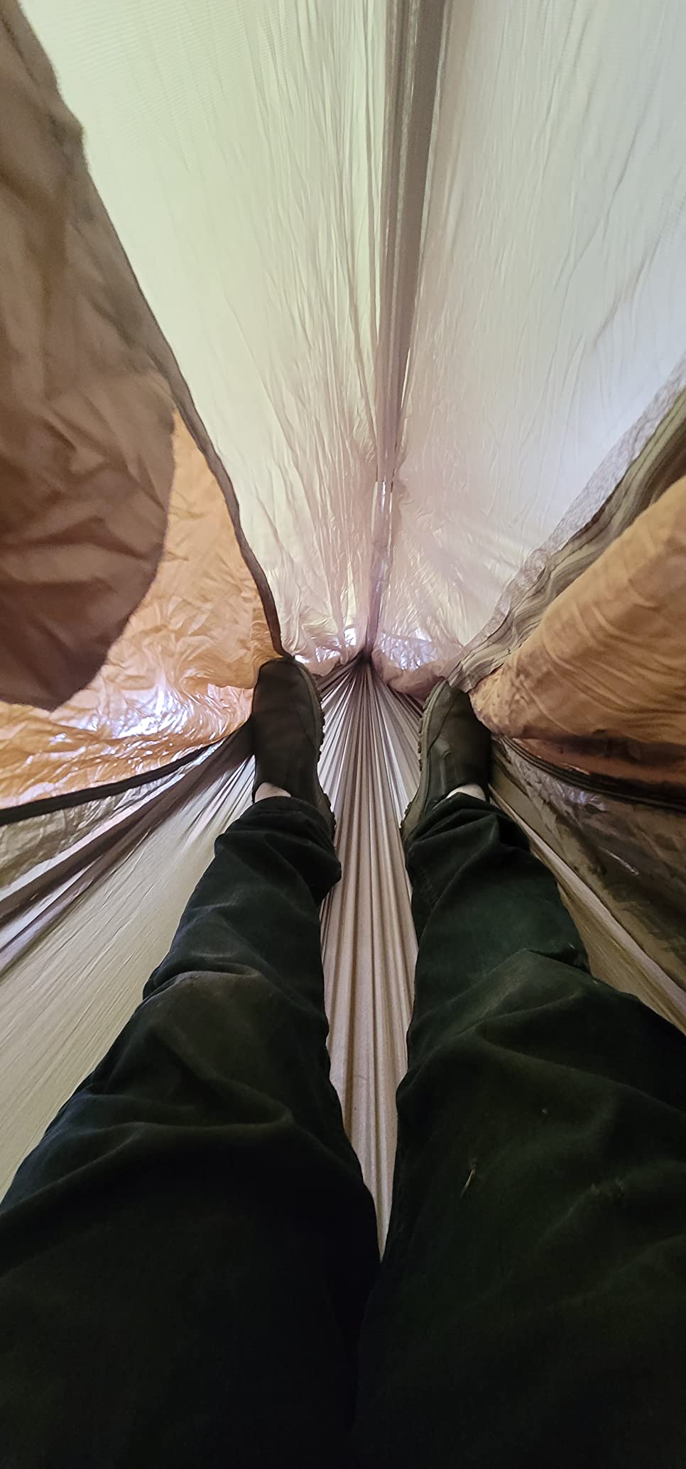 Sunyear Camping Hammock, Portable Single & Double Hammock with Net, 2 Person Hammock Tent with 2 * 10ft Straps customer photo 2