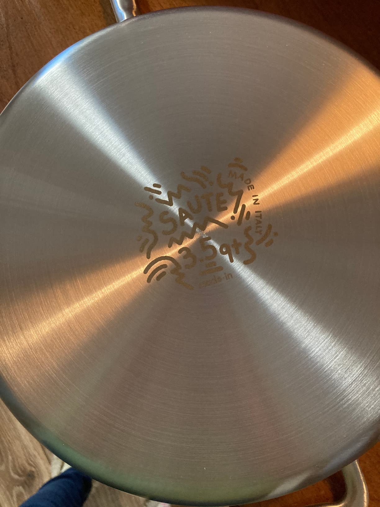 Made In Cookware - 3.5 Quart Stainless Steel Saute Pan - 5 Ply Stainless Clad - Professional Cookware - Induction Compatible - Crafted in Italy customer photo 1