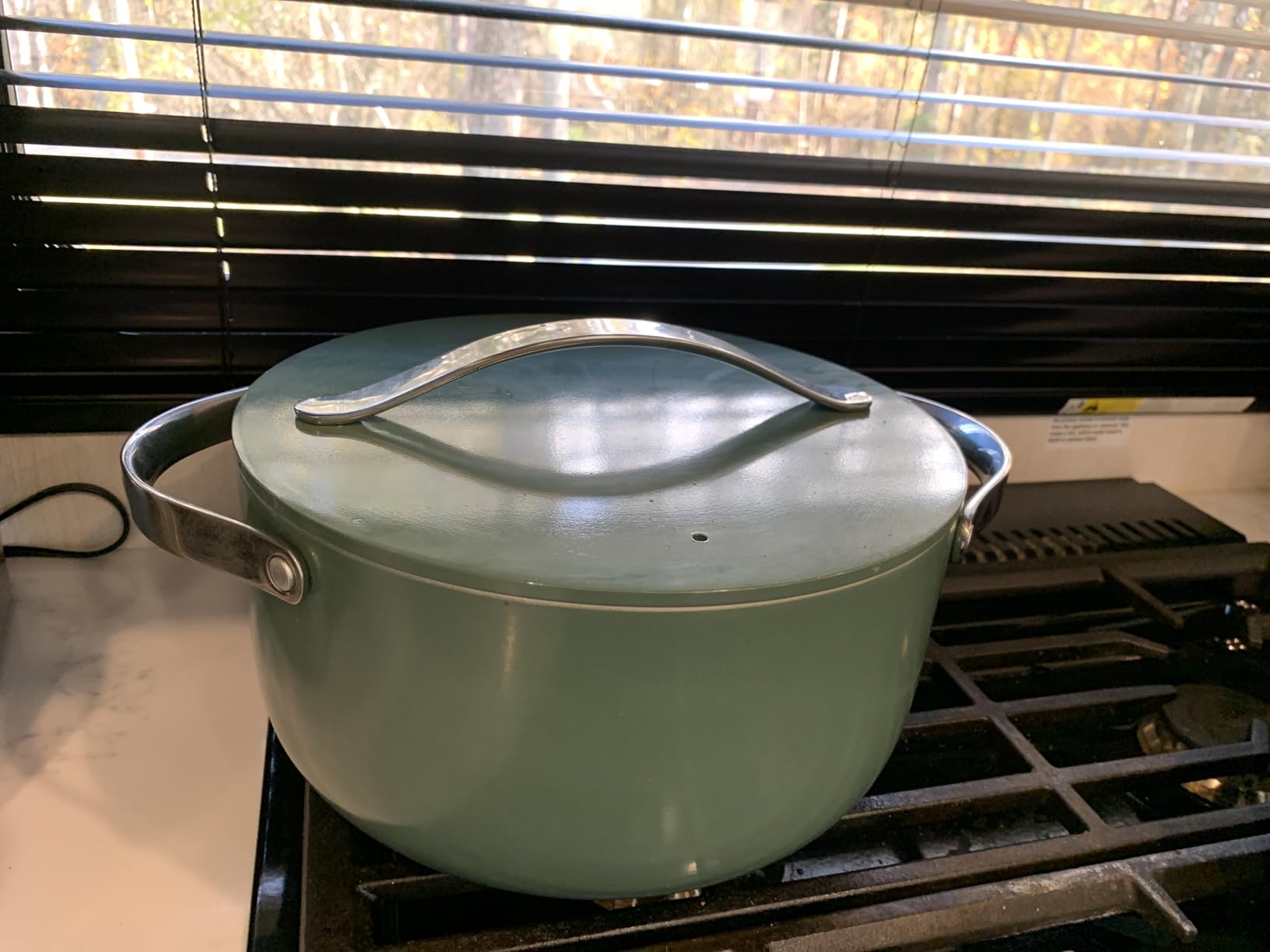 Non-Stick Ceramic Dutch Oven Pot with Lid (6.5 qt, 10.5