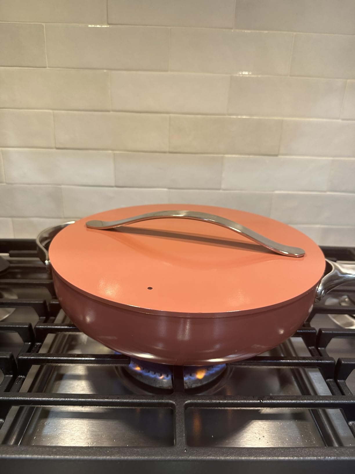 Non-Stick Ceramic Sauté Pan with Lid (4.5 qt, 12
