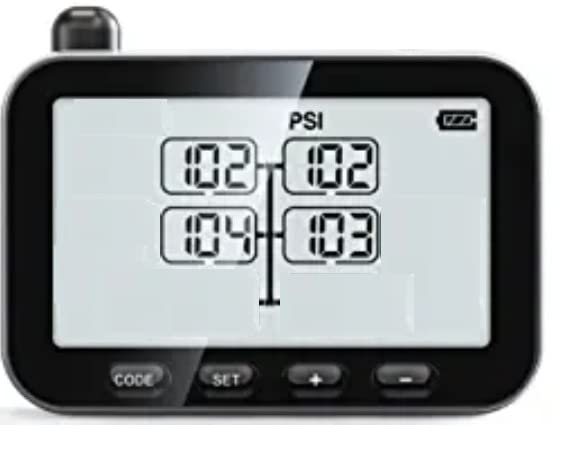 GUTA GT30 Trailer Tire Pressure Monitoring System, RV TPMS with 10 Sensors | Monitors Up to 46 Tires for 3 Trailers, Signal Booster, 6 Alert Modes, LCD Display, 0-188 PSI for RV, 5th Wheel, Motorhomes customer photo 2