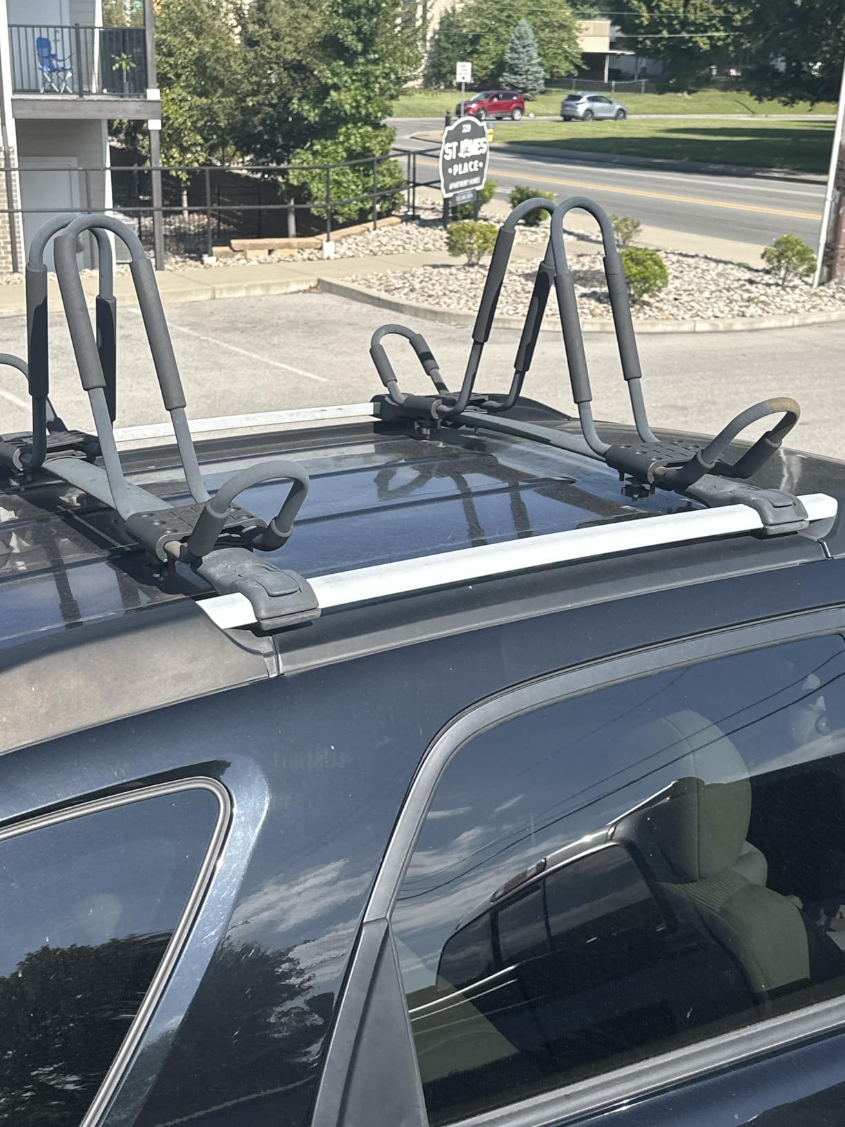 PIRIPARA Kayak Roof Rack 2 Pairs J-Bar Carrier Holder for Canoe, SUV, Cars, Truck, Surf Ski customer photo 1