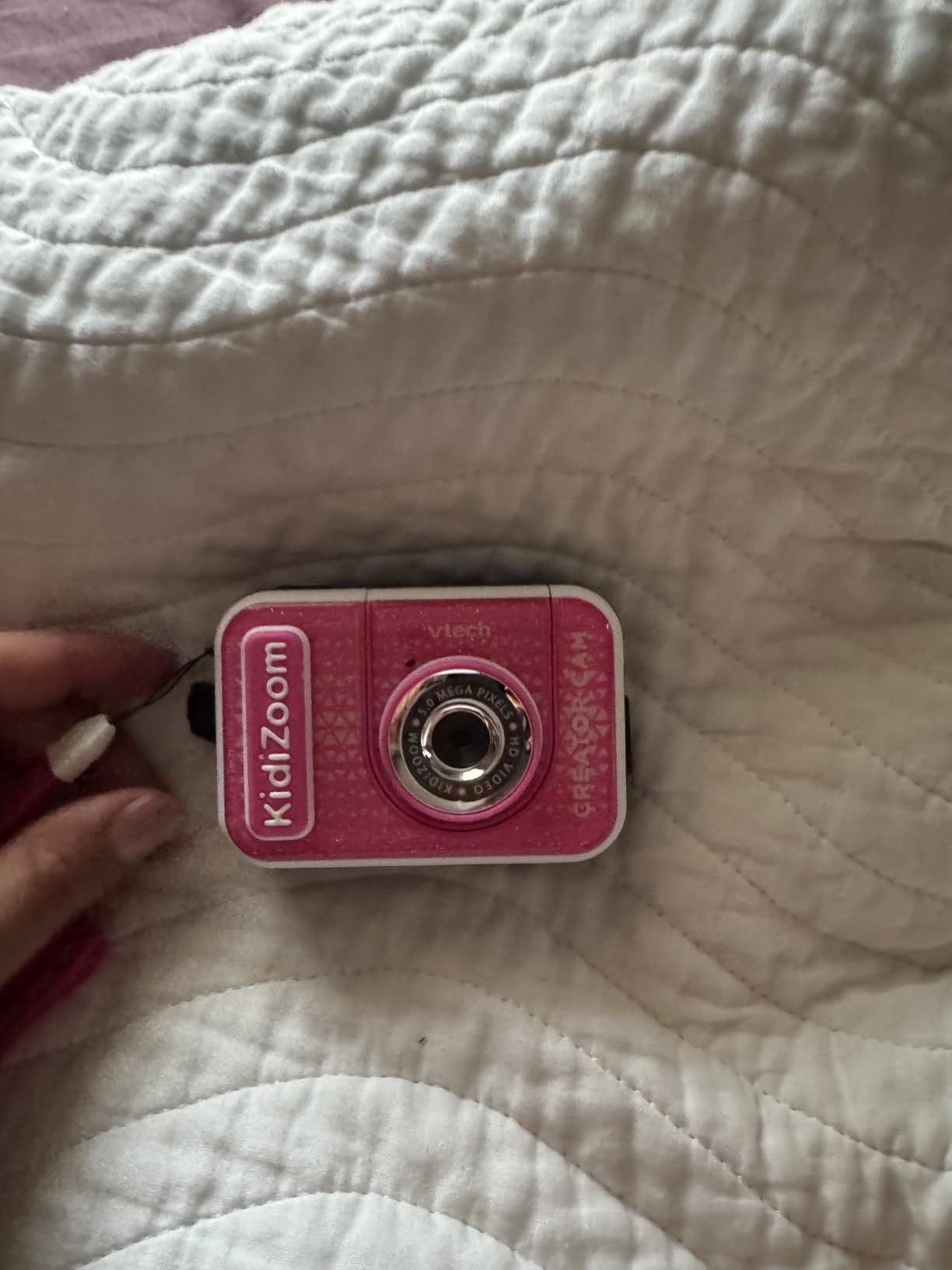 VTech KidiZoom Creator Cam, Glitter Pink customer photo 1