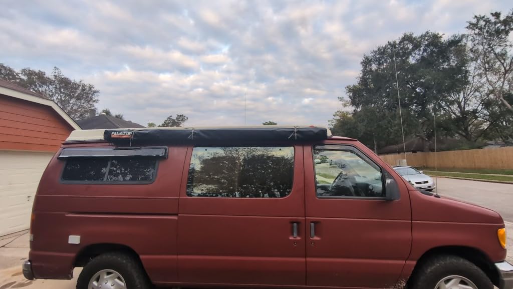 ALL-TOP Vehicle Awning 8.2'x10' Roof Rack Pull-Out Sun Shade UV50+, Weatherproof 4x4 Side Awning for Camping & Overland (Hardware Included) customer photo 2