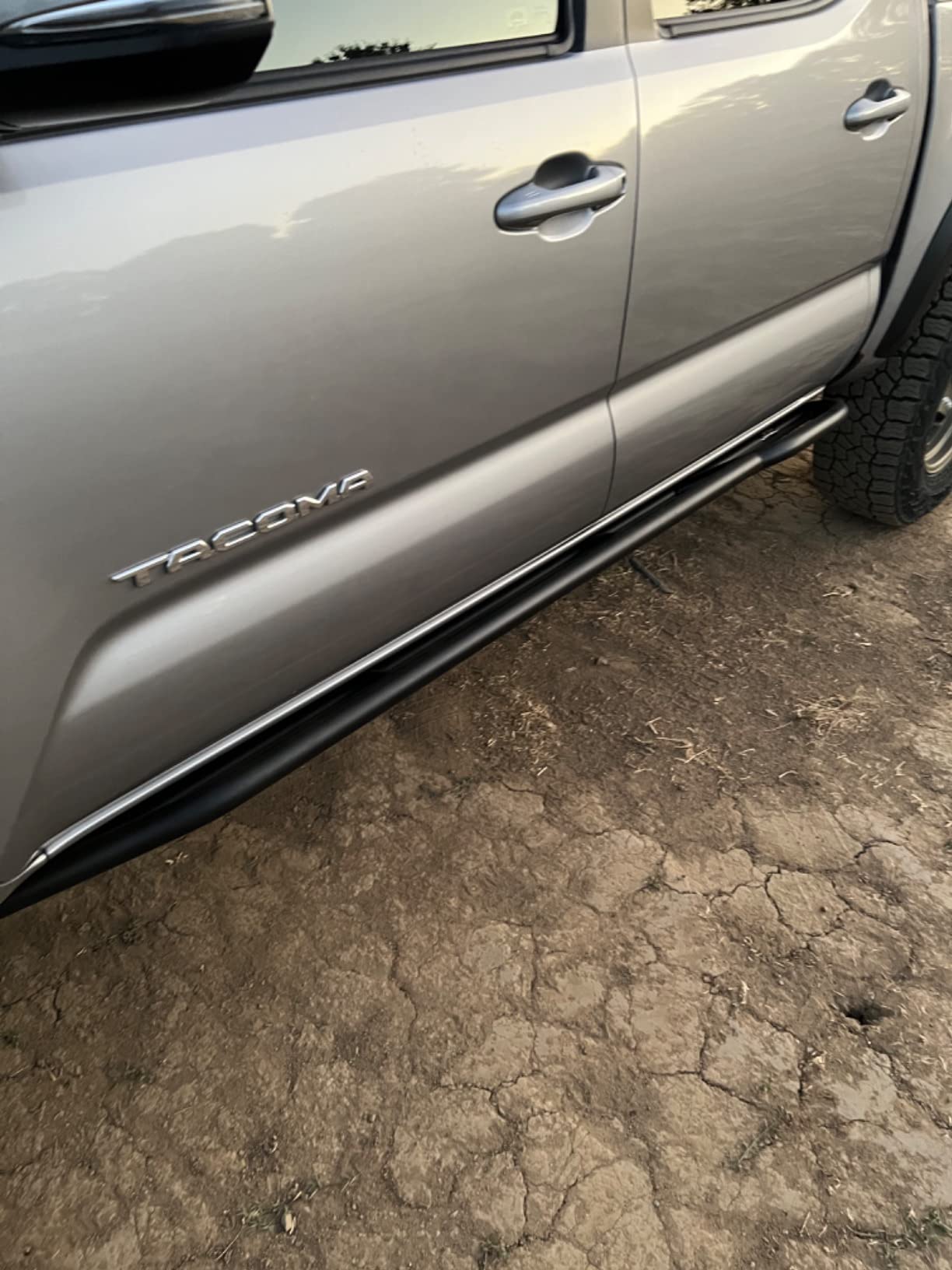 Body Armor TC-4125 4x4 Revo Rock Sliders - Compatible with 2005-2022 Toyota Tacoma Double Cab Short Bed, Black customer photo 1