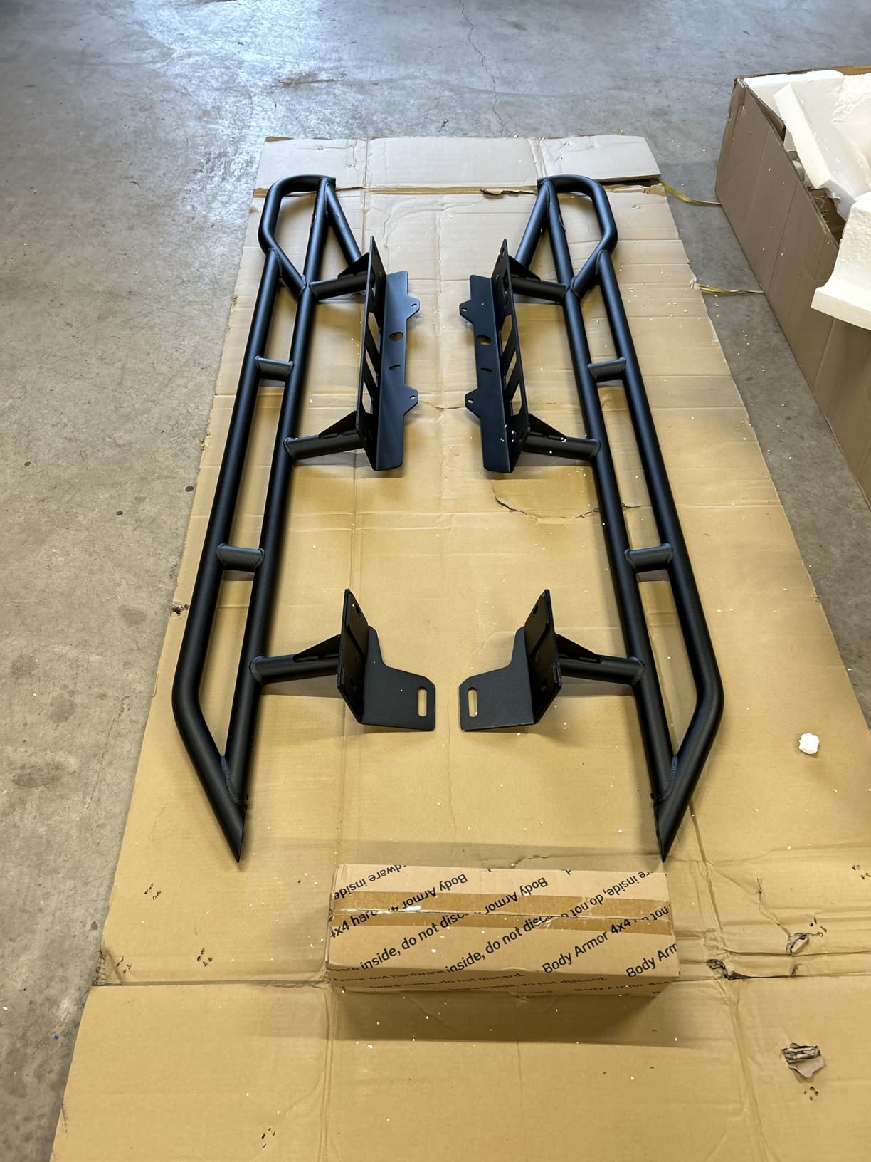 Body Armor TC-4125 4x4 Revo Rock Sliders - Compatible with 2005-2022 Toyota Tacoma Double Cab Short Bed, Black customer photo 2