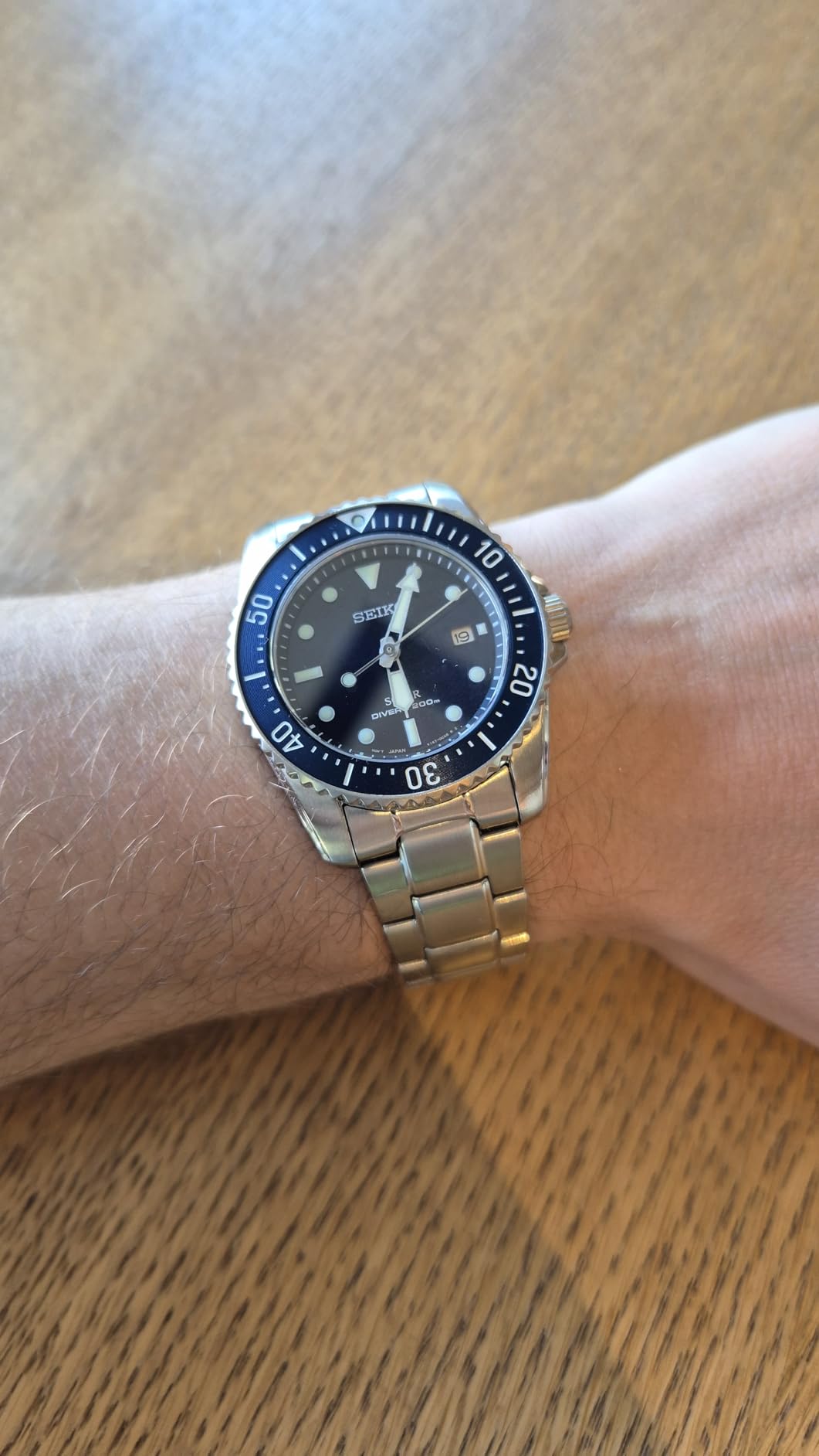 Seiko Prospex Solar Dive Watch for Men (SNE585) customer photo 1