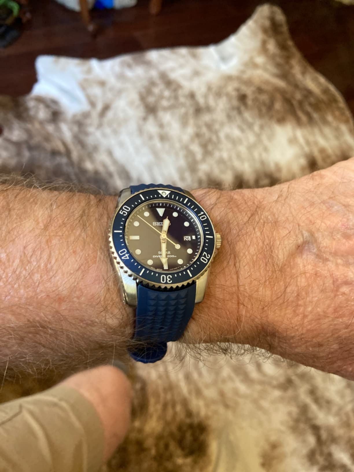 Seiko Prospex Solar Dive Watch for Men (SNE585) customer photo 2