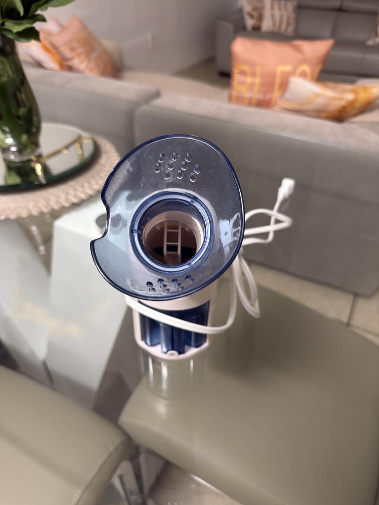 HealthWise Steam Inhaler Respiratory Vapor Therapy | Soothing Steam for Sinus, Congestion & Cough Comfort, Facial Steamer, Includes Mask customer photo 1