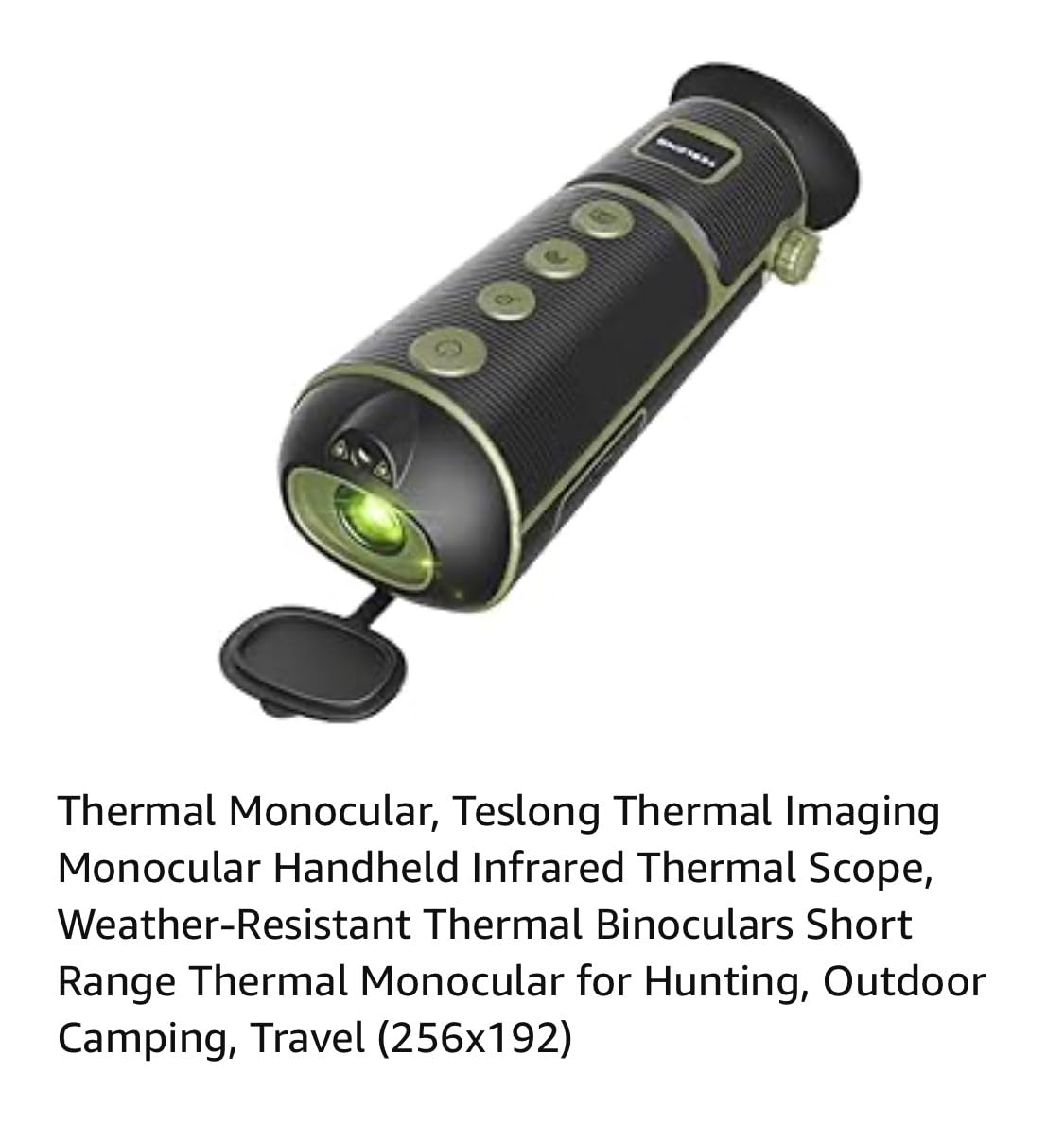 Teslong TTS260 Thermal Monocular 256 x 192, Super Resolution 512 x 384 | 12mm Lens, 25Hz Refresh Rate, 10H Battery Life, 8 Color Palettes, Thermal Imaging Monocular for Hunting Wildlife Observation customer photo 1