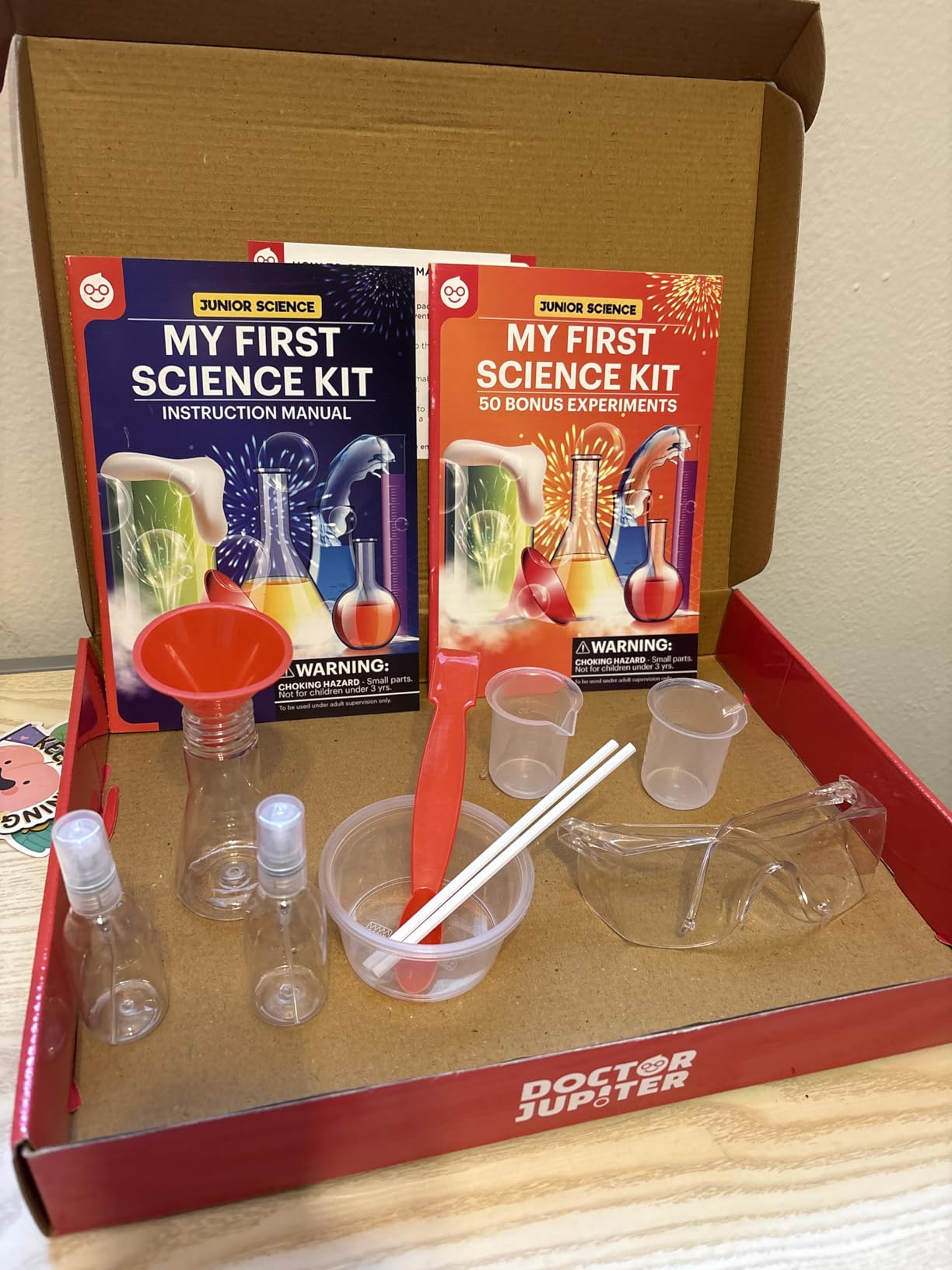 Doctor Jupiter My First Science Experiments Kit for Kids Ages 4+ | Birthday Gift Ideas for Boys & Girls 4, 5, 6, 7, 8 Year Olds, Science Kits for Kids Ages 5-7, STEM Educational Toys customer photo 2