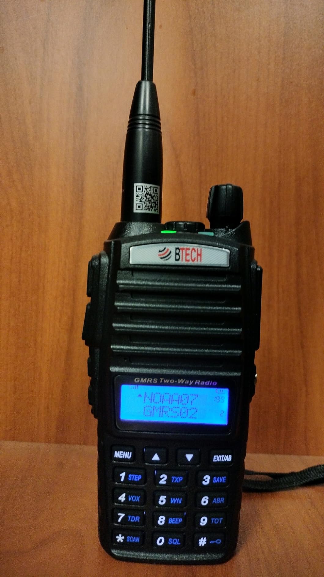 BTECH GMRS-V2 5W 200 Fully Customizable Channels GMRS Two-Way Radio. USB-C Charging, IP54 Weatherproof, Repeater Compatible, Dual Band Scanning (VHF/UHF), FM Radio, & NOAA Weather Broadcast Receiver customer photo 1