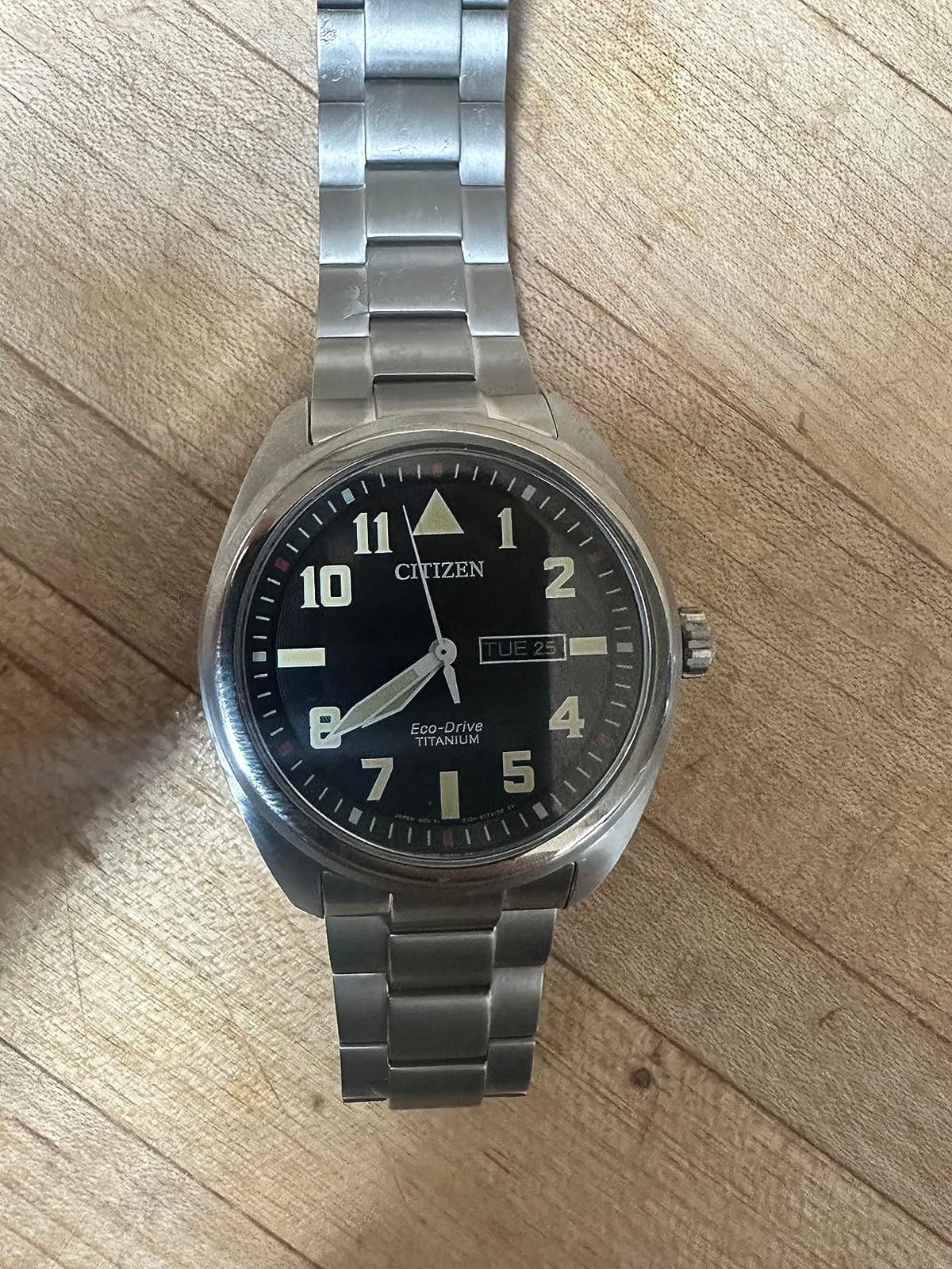 Citizen Men's Eco-Drive Weekender Garrison Field Watch in Super Titanium customer photo 1