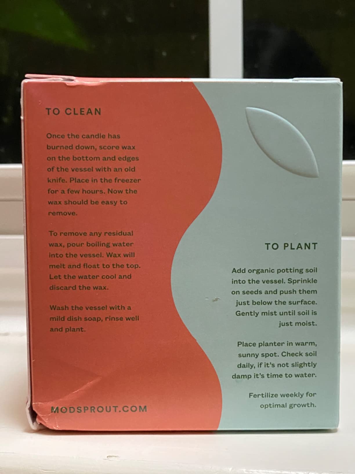 Modern Sprout Soy Candle Planter - Grows Rosemary - Cucumber Scent - 6oz | 2-in-1 Soy Candle- 6oz w/42-hr Burn Time -Reusable Matte Glaze Ceramic Vessel - Ideal for Indoor Garden-Gift for Plant Lovers customer photo 1