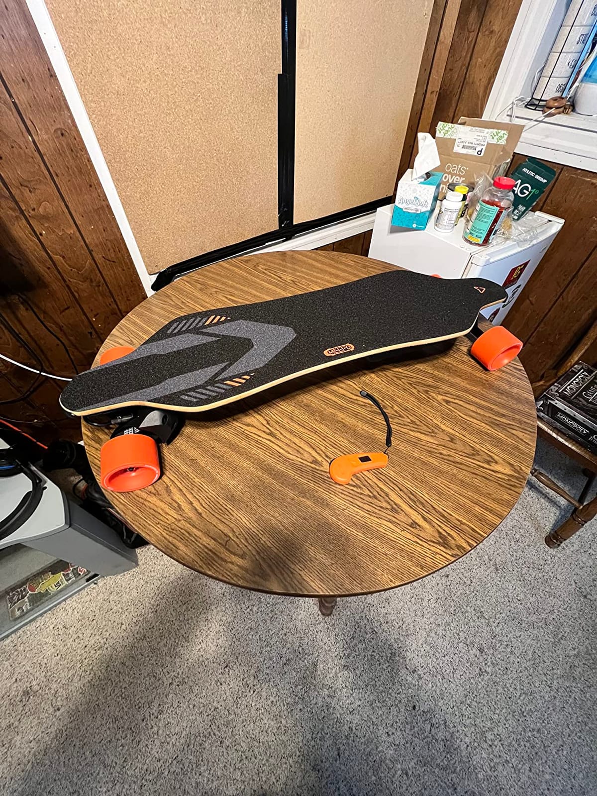 MEEPO Voyager X Electric Longboard Skateboard with Remote for Adults, 34 MPH Top Speed, 30 Miles Long Range, 2800W*2 Gear Drive Motor, Bamboo & Fiberglass Deck, 330 LBS Max Load customer photo 2