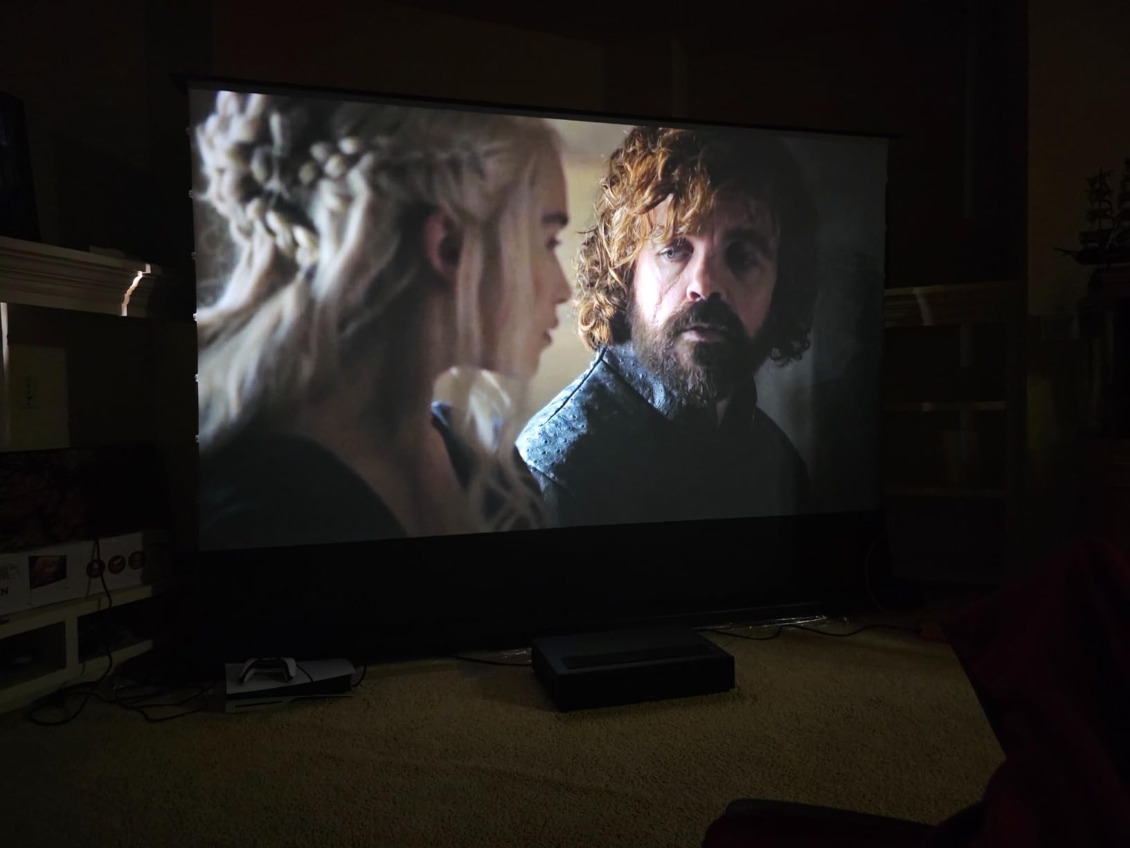 Formovie Theater Ultra Short Throw 4K Laser Projector | UST Projector with Dolby Vision & Built-In Speakers | The Top UST Projector at ProjectorCentral's 2022 & 2023 Laser TV Showdown customer photo 2