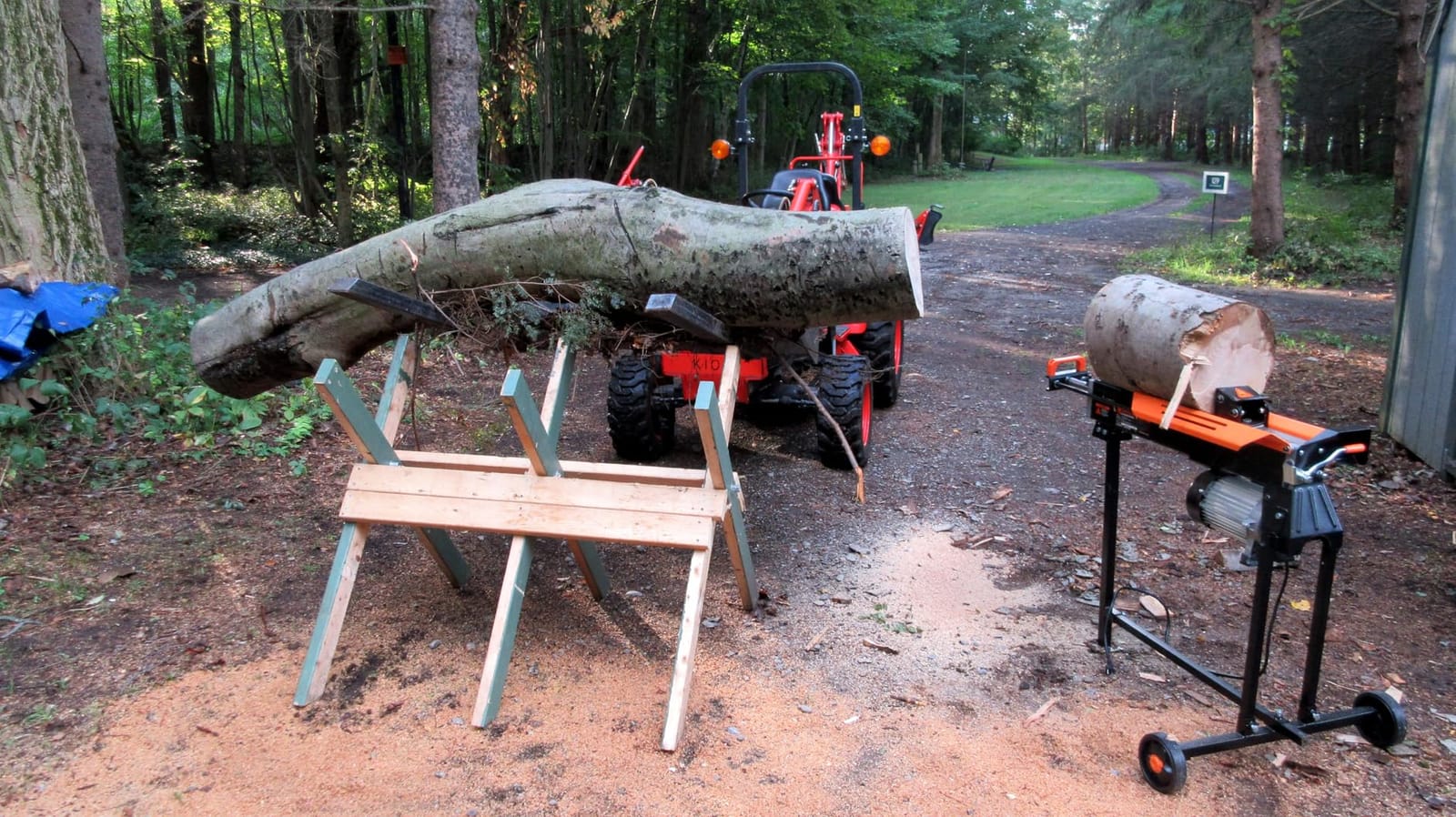 WEN Electric Log Splitter, 6.5-Ton Capacity with Portable Stand (56208) customer photo 2