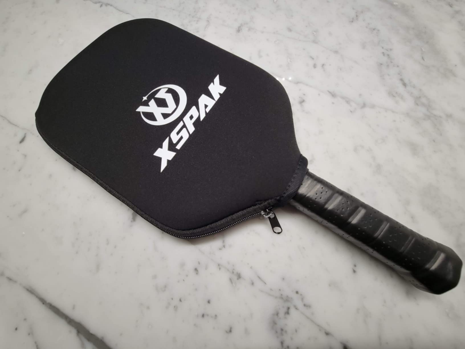 XSPAK PRO Series Thermoformed T700SC Tournament Carbon Fiber Pickleball Paddle, USAPA Certified Honeycomb Core with Comfort Cushion Grip, Dominant Power & Larger Sweet Spot customer photo 2