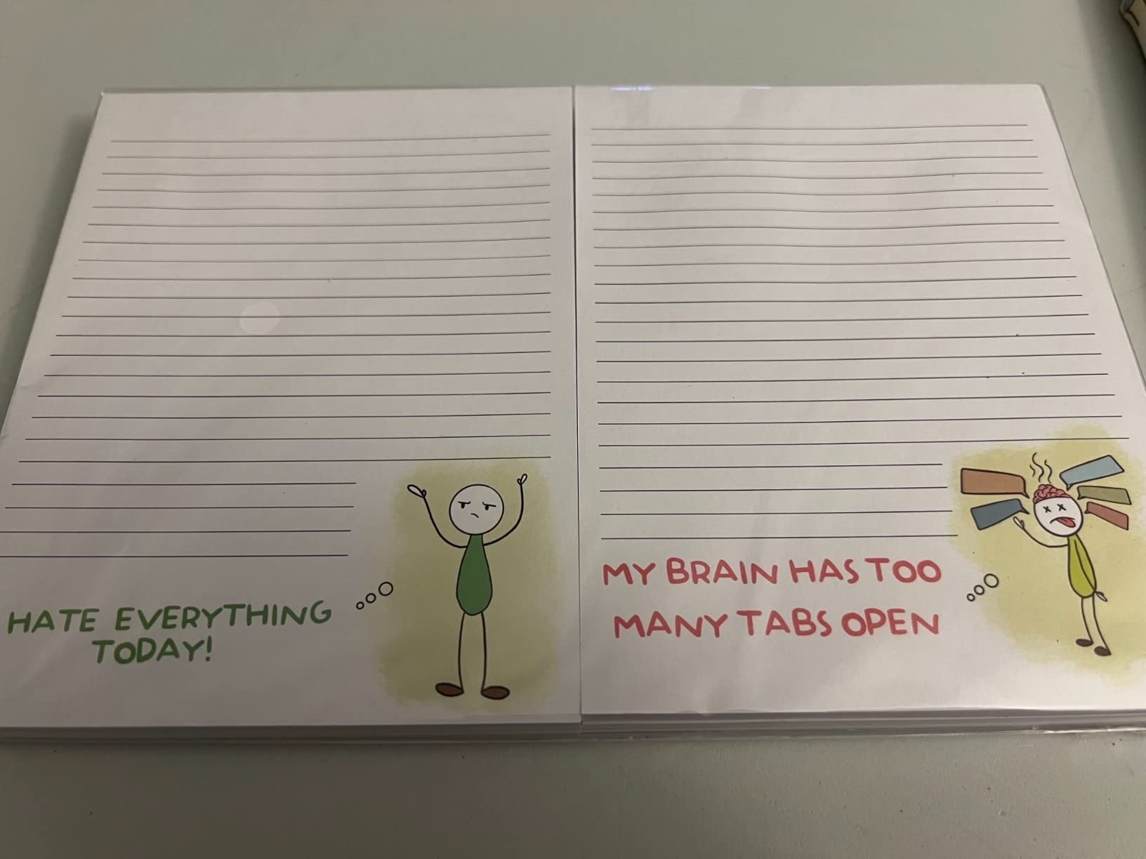 Super Funny Notepads - Hilarious Office Gift for Women Coworkers - Set of 4 customer photo 1