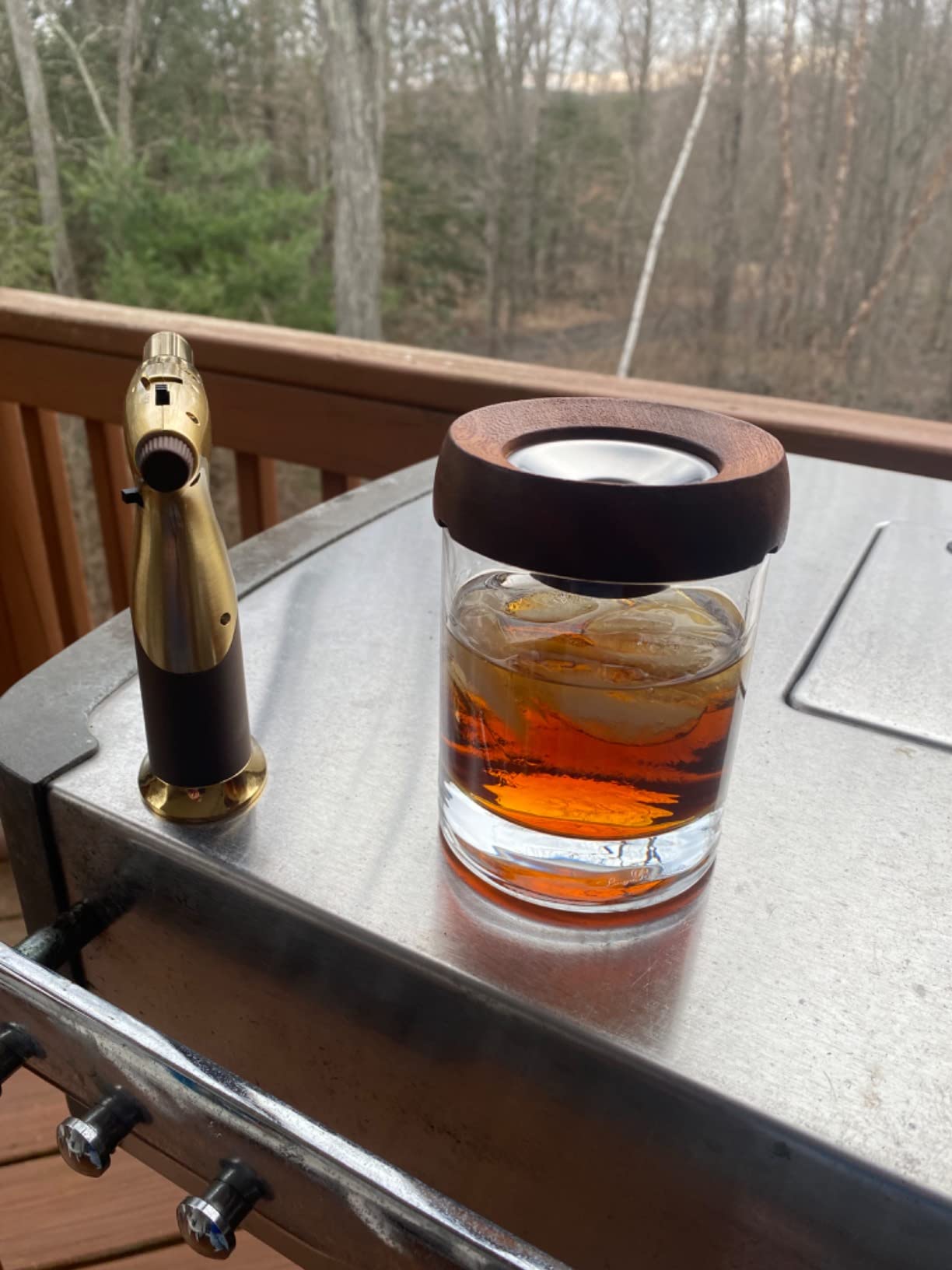 Whiskey Smoker Kit with Torch & Wood Chips, Cocktail Smoker Kit, Old Fashioned Drink Smoker Kit, Bourbon Birthday, Upgrade Your Home Bar - Ideal Gifts for Men, Dad, Boyfriend (NO Butane) customer photo 1