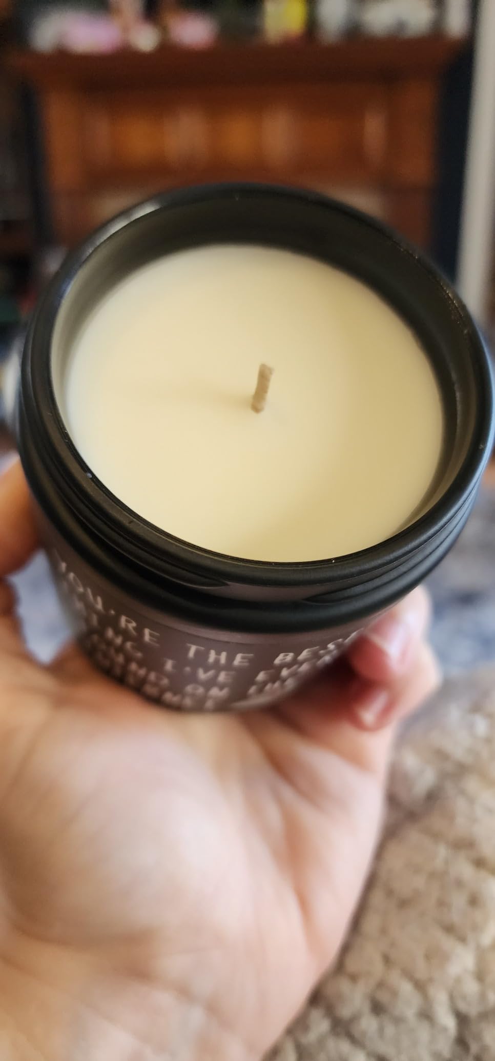 Homsolver Gifts for Boyfriend, Him, Husband, Men, Funny Anniversary Birthday Christmas Valentines Romantic Gifts for Him, Boyfriend, Black Cedar Juniper Sandalwood Candle customer photo 1