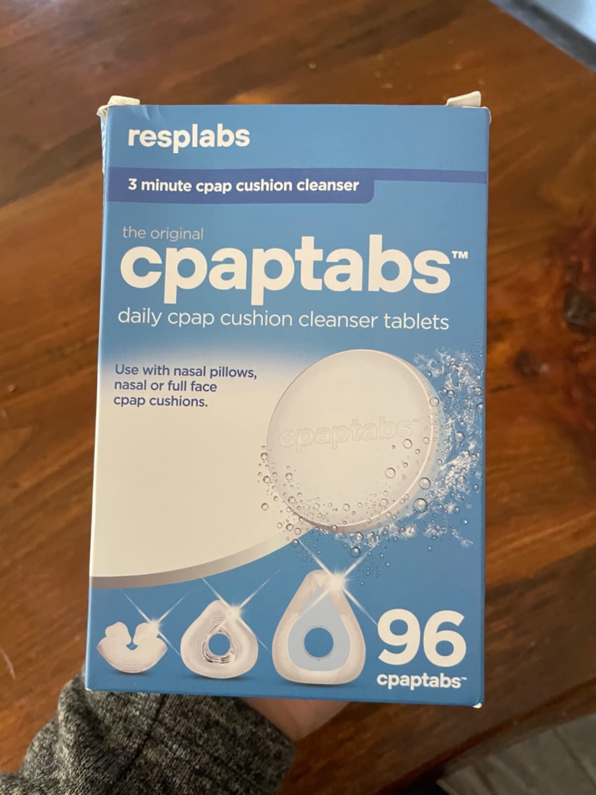 resplabs CPAP Cleaning Tablets, 96 Pack - Effervescent Cleaner for CPAP Masks, Tubing, and Humidifiers - 3 Month Supply customer photo 1