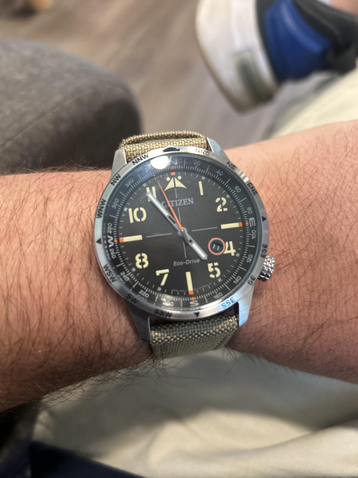Citizen Men's Eco-Drive Weekender Avion Field Watch customer photo 1