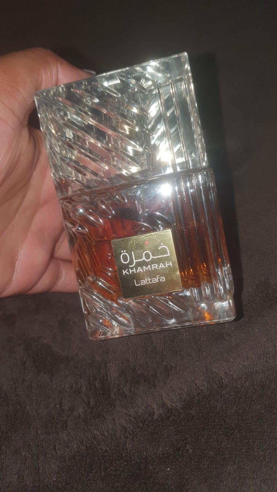 Lattafa Khamrah - Vanilla, Warm Spicy, Amber, Cinnamon - Eau de Parfum Long-Lasting Fragrance for Unisex, 3.40 Ounce customer photo 2