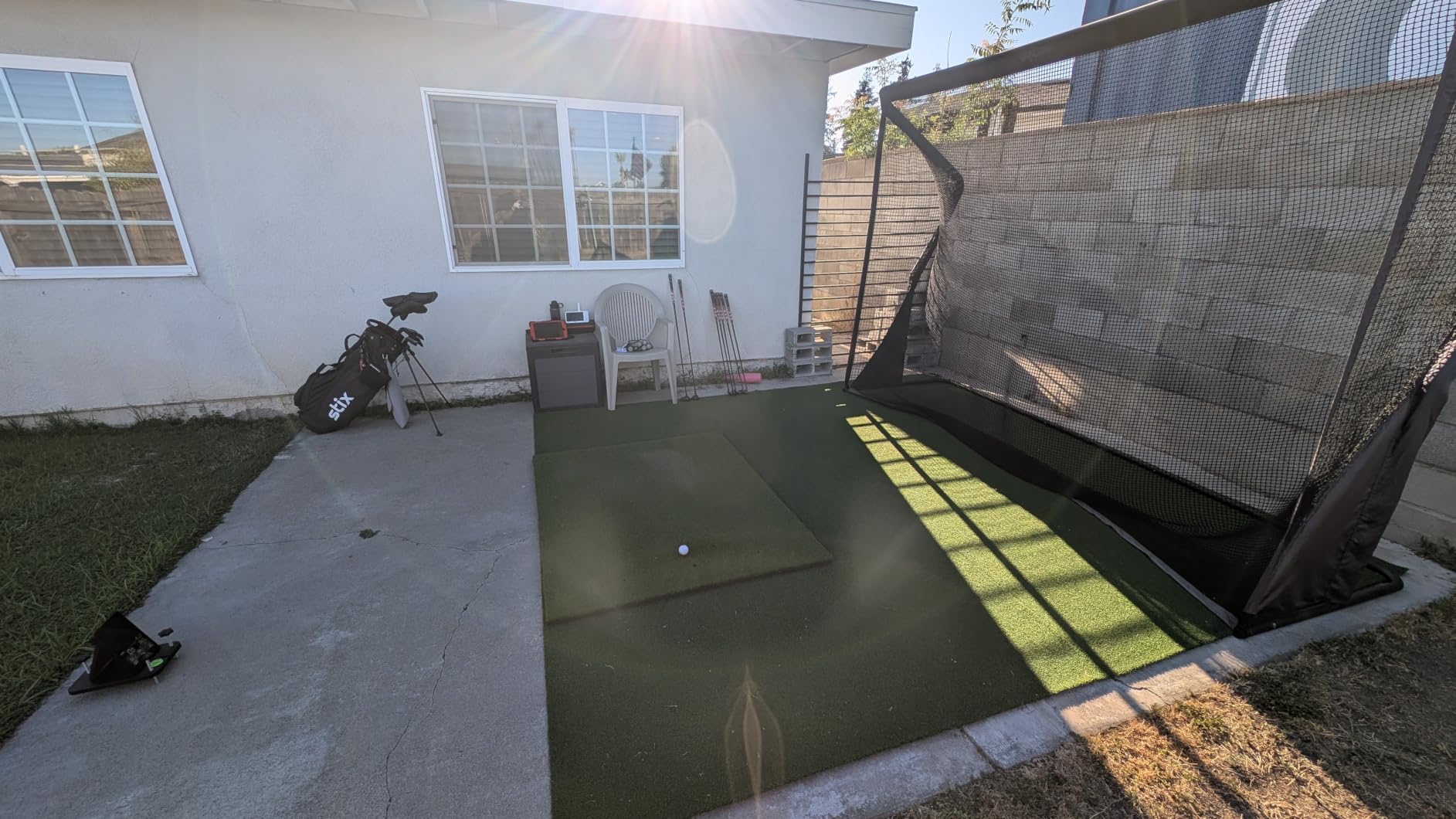GoSports Elite Golf Practice Hitting Net with Steel Frame - Indoor and Outdoor Use - Portable Golf Net - Durable Netting - 7' or 10' Size customer photo 2