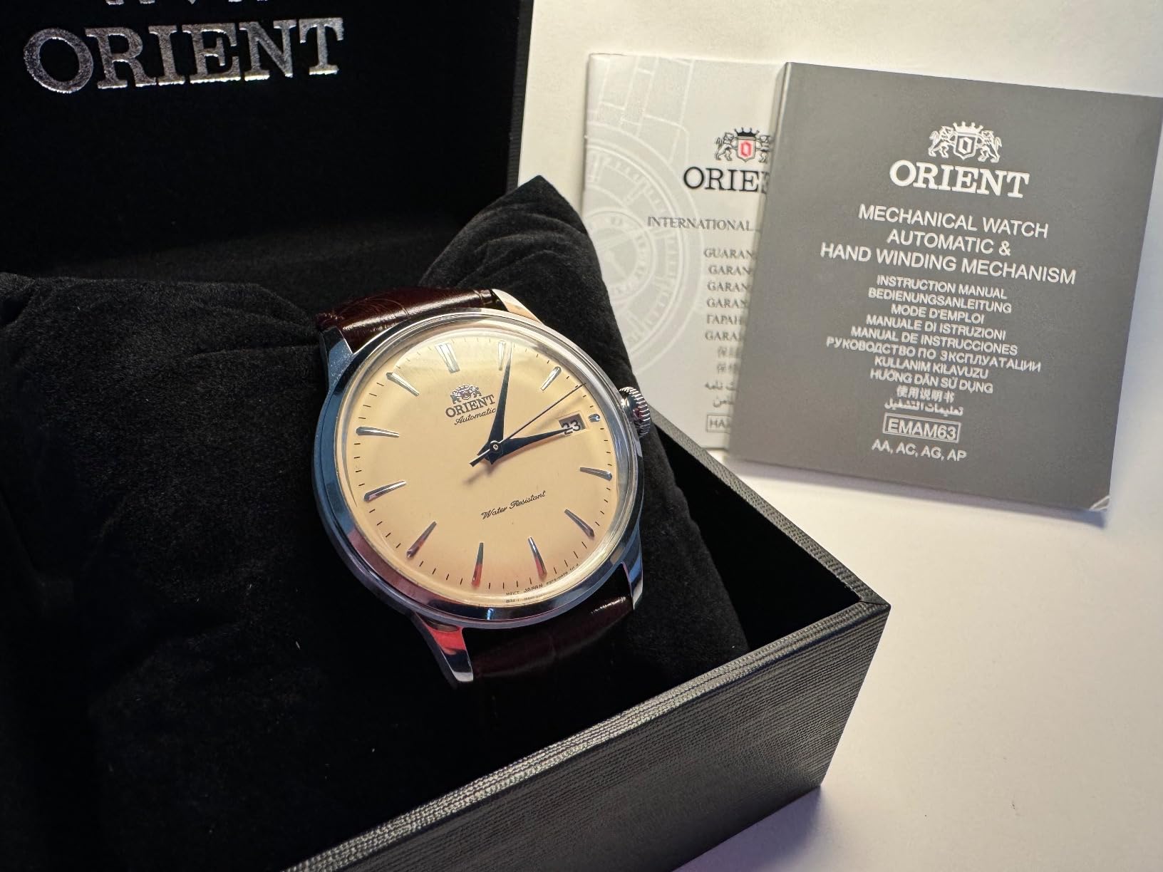 Orient Bambino Version 7 Stainless Steel Unisex Automatic Dress Watch customer photo 2