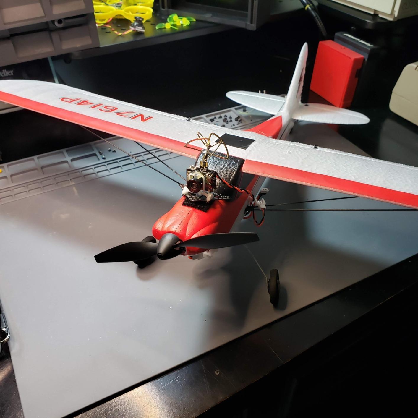 volantexrc RC Plane, 4CH Remote Control Airplane for Beginners & Adults | Sport Cub Trainer RTF, Prop Saver, 6-Axis Gyro Stabilizer, 3 Modes, Radio Controlled Aircraft, 500mm, Blue customer photo 2