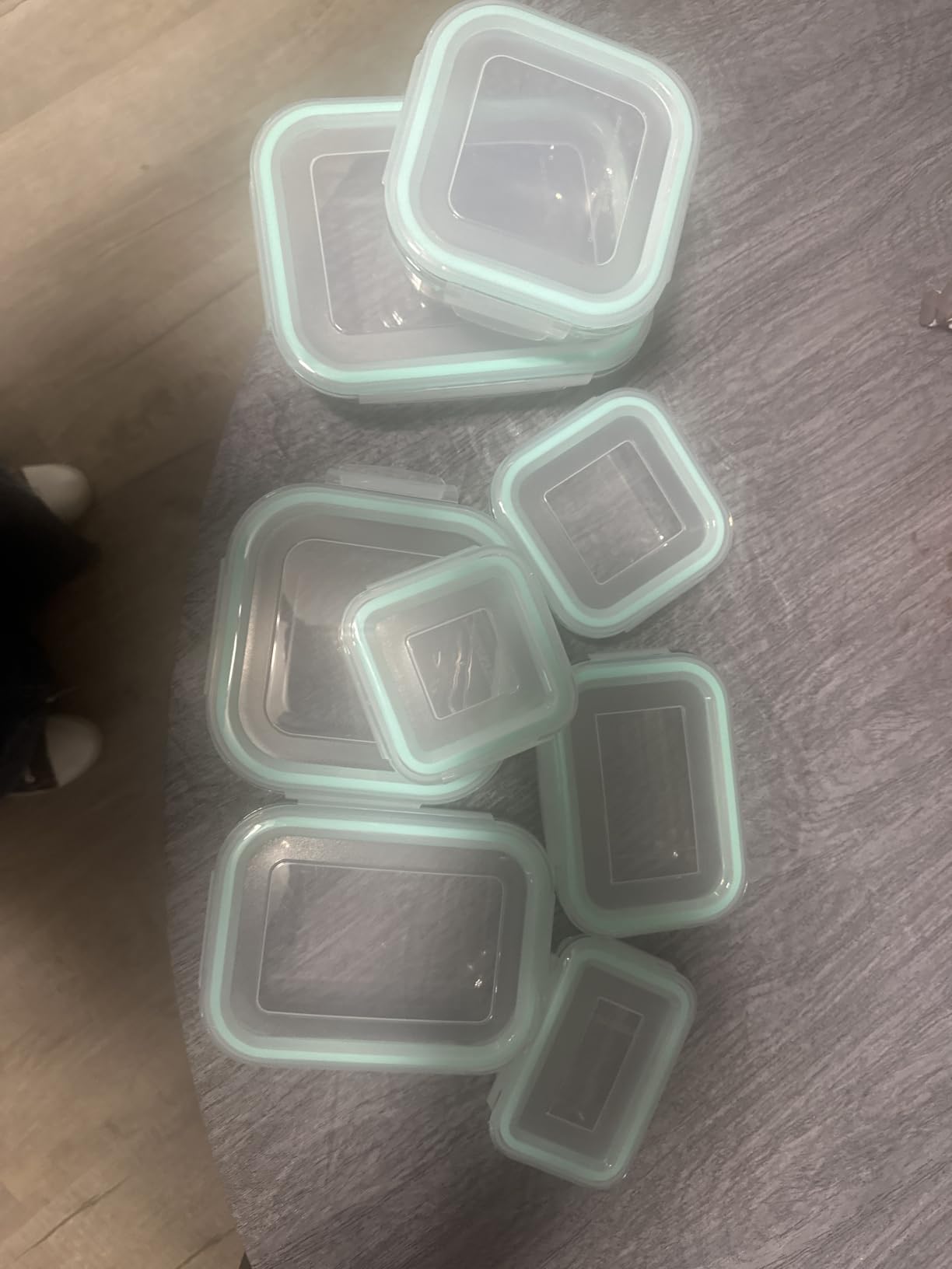 Vtopmart 8 Pack Glass Food Storage Containers with Airtight Lids | Meal Prep Lunch Containers, Leakproof, Leftover Storage, Take-out, Microwave, Oven, Freezer and Dishwasher Safe, BPA Free customer photo 1