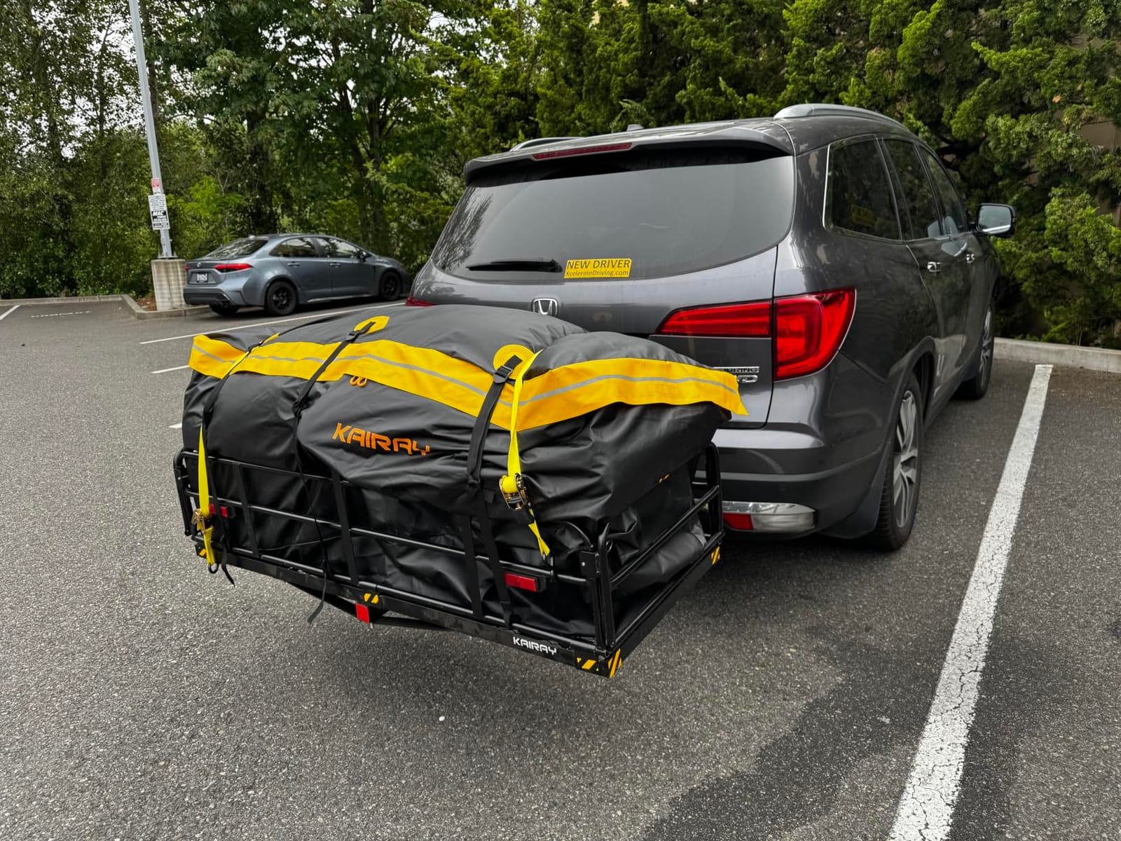 KAIRAY 500 Lbs Heavy Duty Hitch Mount Cargo Carrier 60