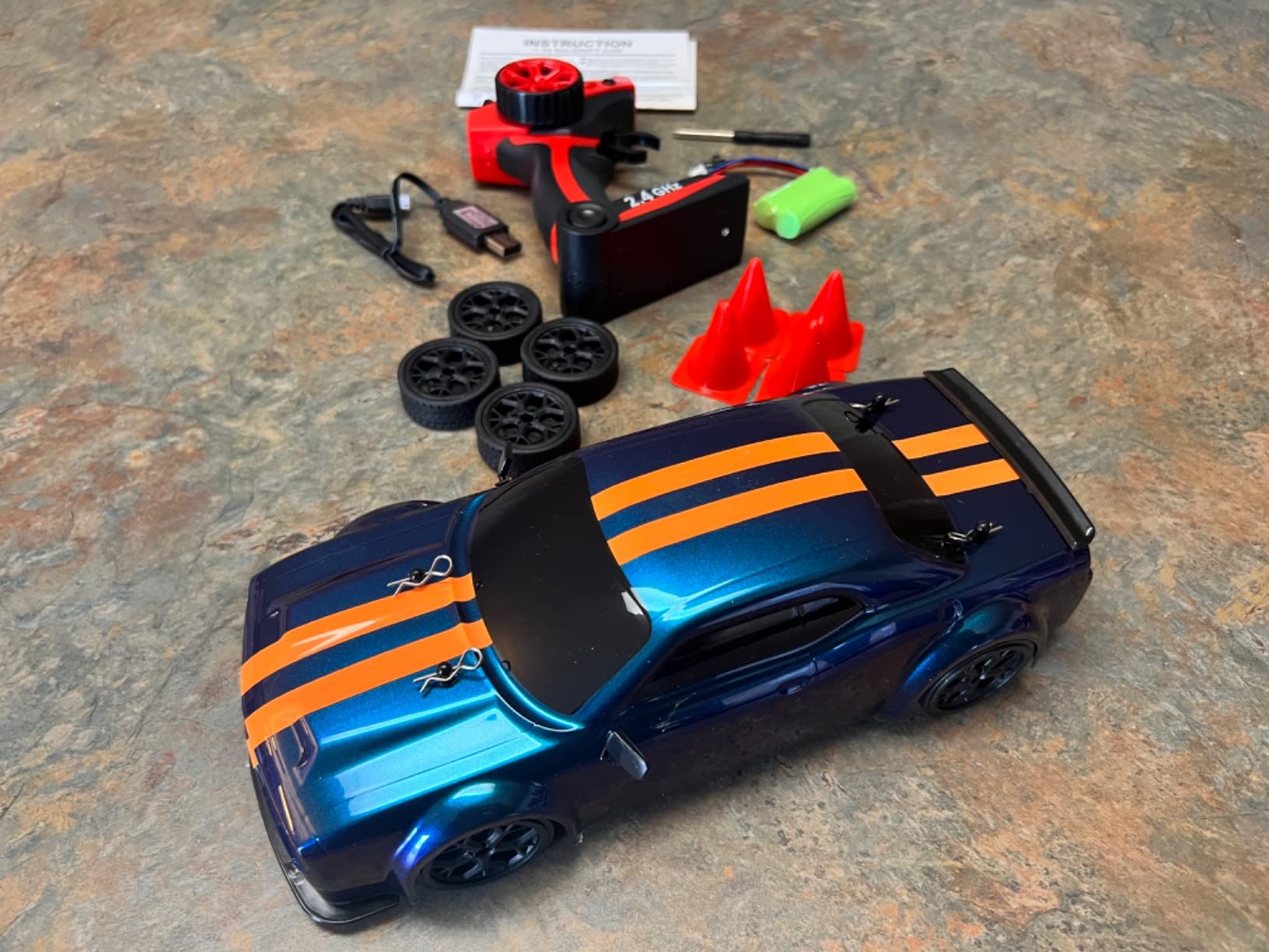 RC Drift Car, 1:14 Remote Control Car 4WD Drift RC Cars Vehicle 28km/h High Speed Racing RC Drifting Car Gifts Toy for Boys Kids customer photo 1