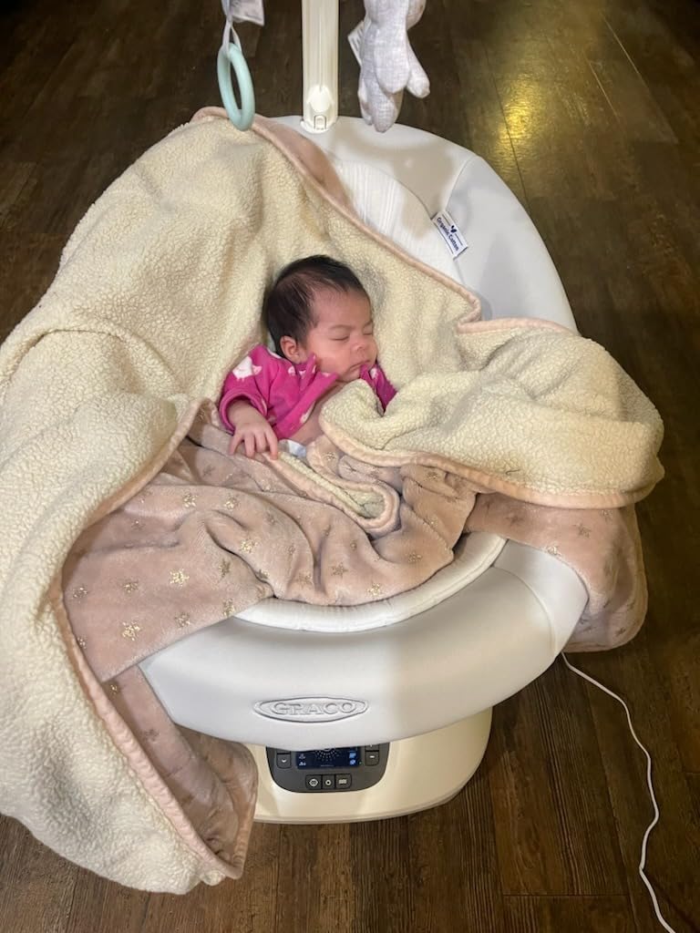 Graco SmartSense Baby Swing with Cry Detection Technology, Soothing Motions and Calming Vibrations, Comfortable Infant Support, Rori customer photo 2