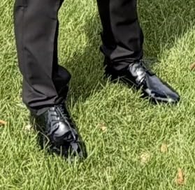 Mens Dress Shoes Wingtip Formal Oxford Shoes for Business Wedding customer photo 1