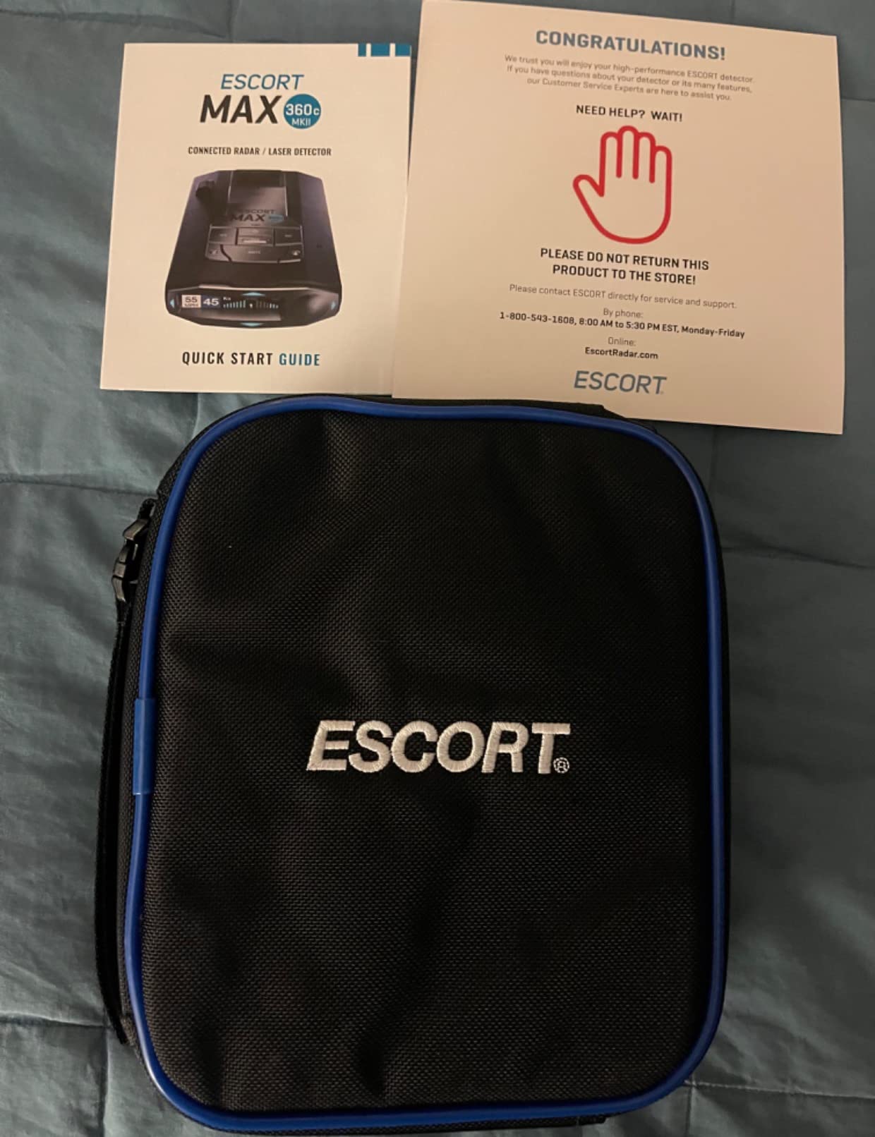 Escort MAX 360c MKII Laser Radar Detector, 360 Degree Directional Arrows, Black | Dual-Band Wi-Fi and Bluetooth Enabled, Exceptional Range, Shared Alerts, Apple CarPlay and Android Auto Compatible customer photo 1