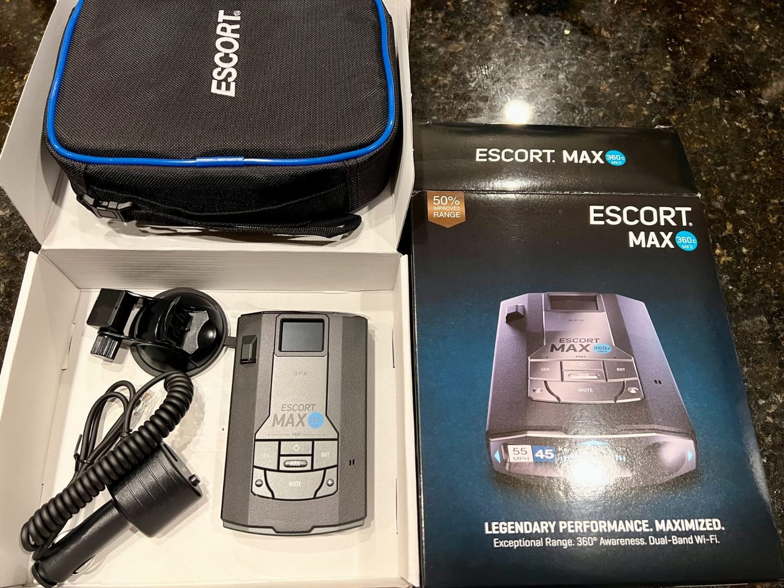Escort MAX 360c MKII Laser Radar Detector, 360 Degree Directional Arrows, Black | Dual-Band Wi-Fi and Bluetooth Enabled, Exceptional Range, Shared Alerts, Apple CarPlay and Android Auto Compatible customer photo 2