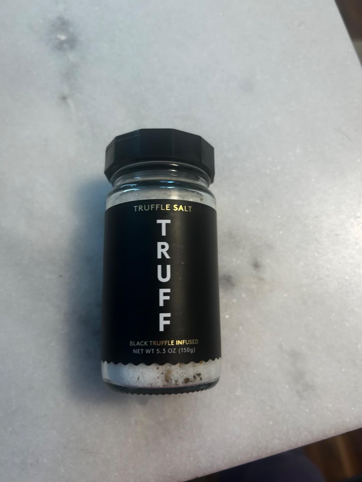TRUFF Black Truffle Salt, 5.3 oz | Fine and Coarse Sea Salt, Dried Black Summer Truffles, Specialty Seasoning, For the Finest Steaks or Everyday Popcorn customer photo 1